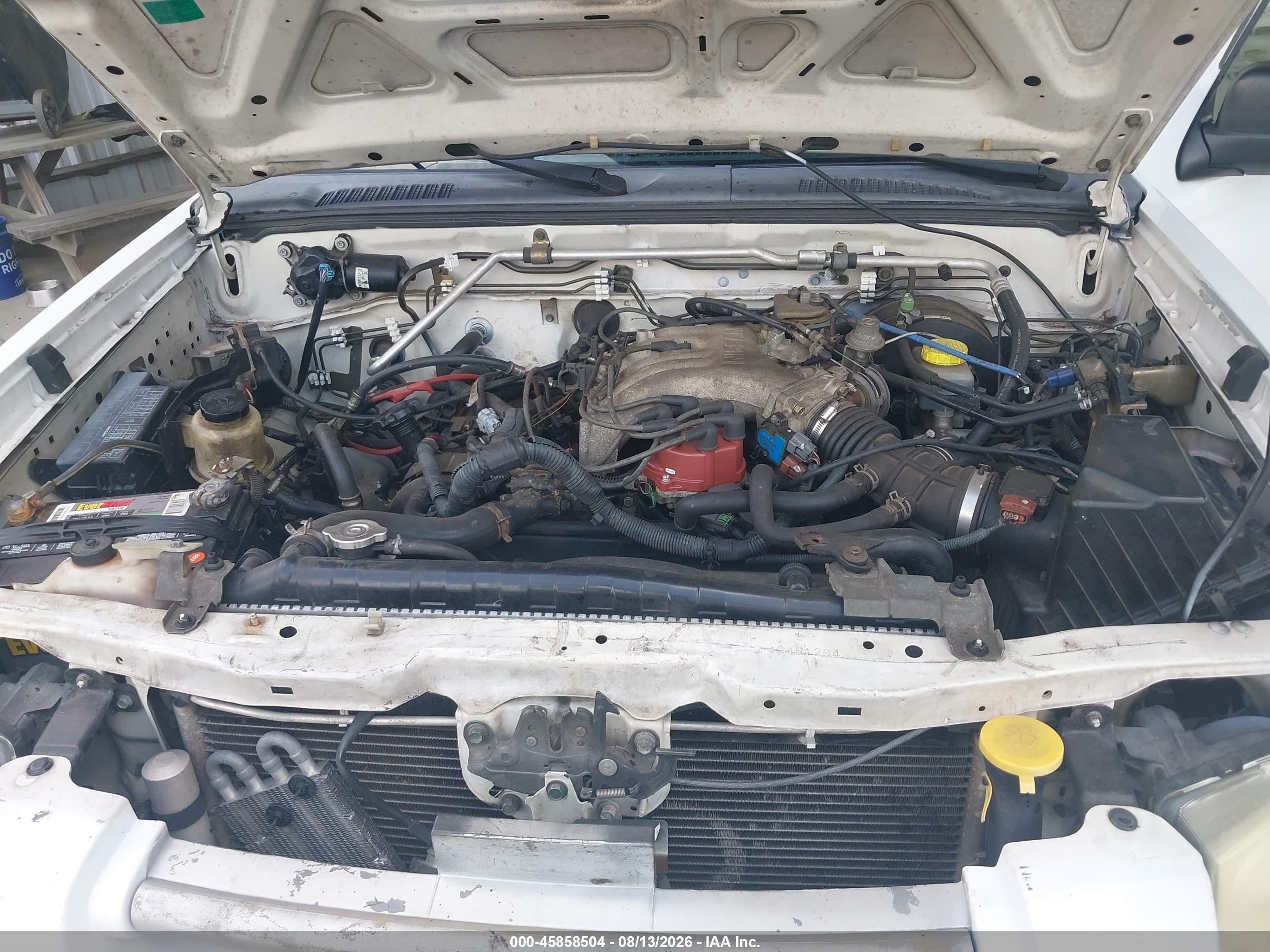 2004 Nissan Frontier Xe-v6 Белый vin: 1N6ED27T64C451294
