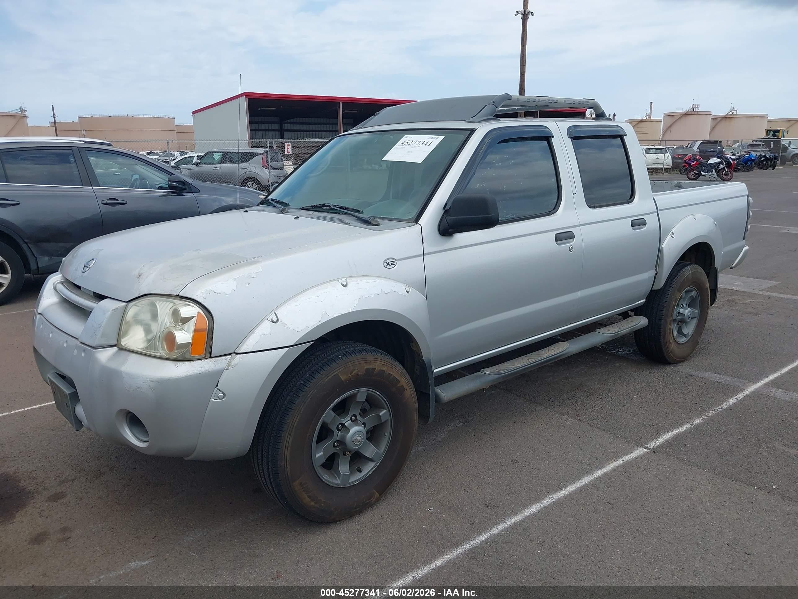 2004 Nissan Frontier Xe-v6 Silver vin: 1N6ED27T64C466121