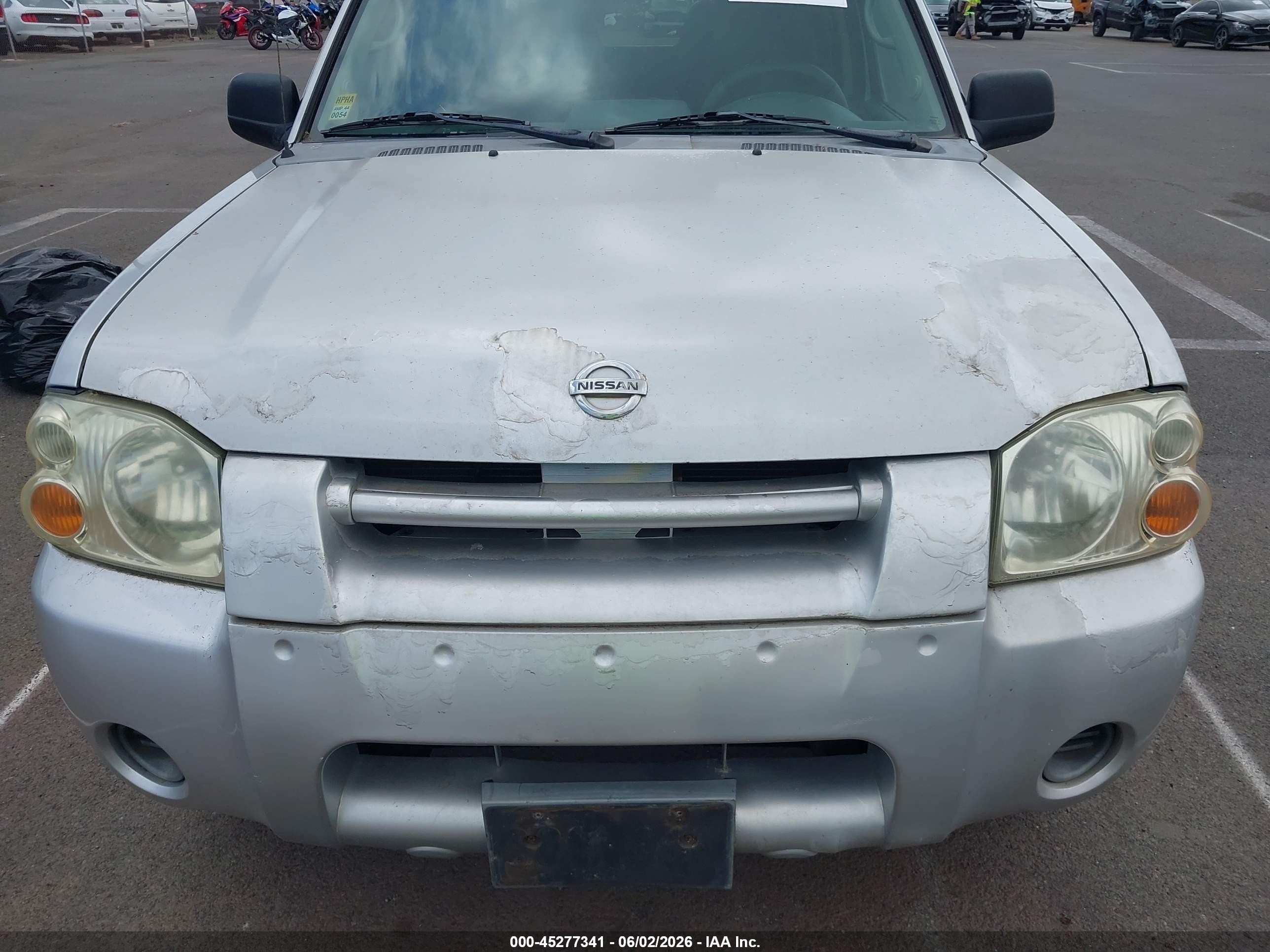 2004 Nissan Frontier Xe-v6 Silver vin: 1N6ED27T64C466121
