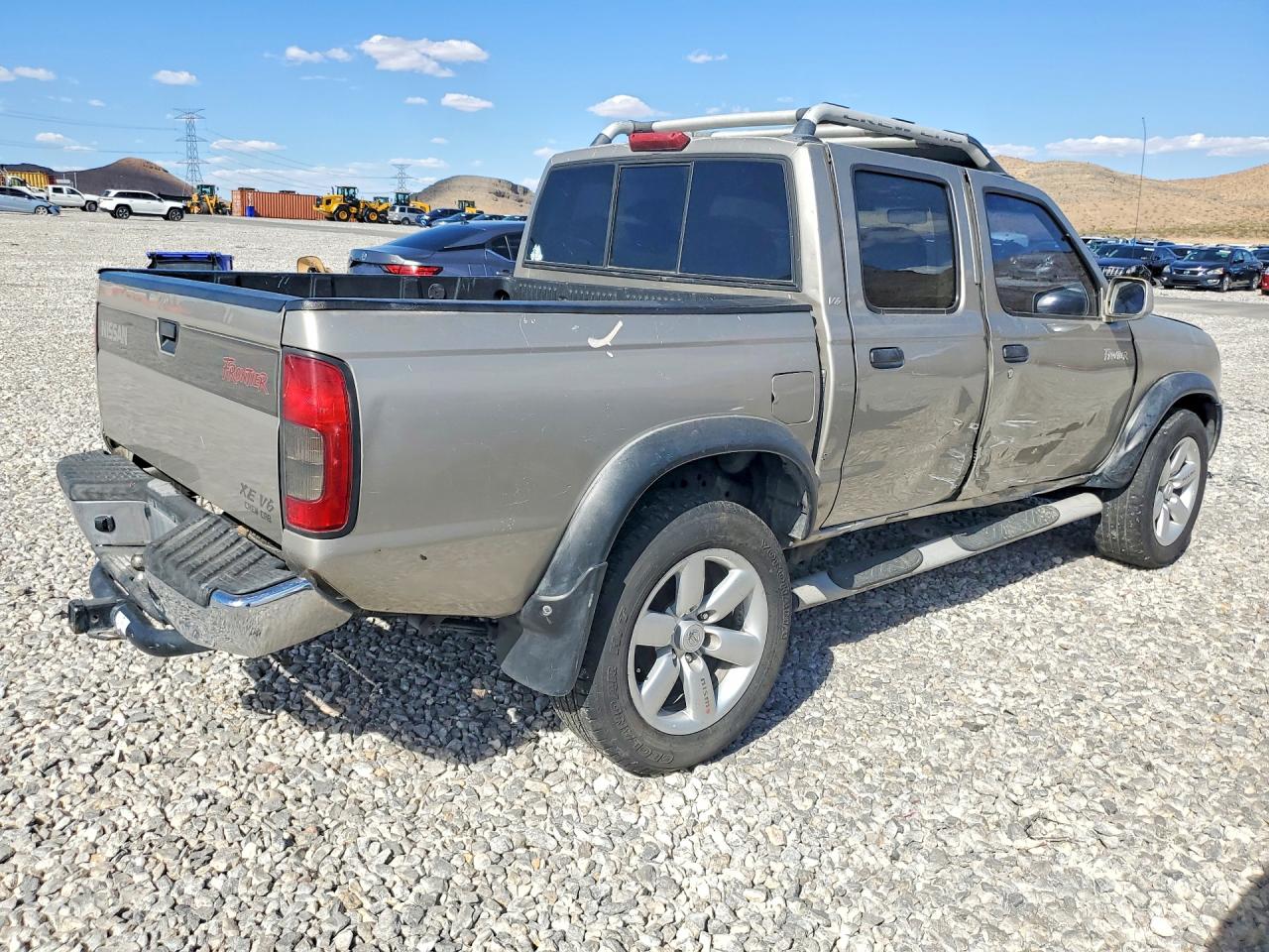 2000 Nissan Frontier 4wd Se Crew Silver vin: 1N6ED27T6YC423372