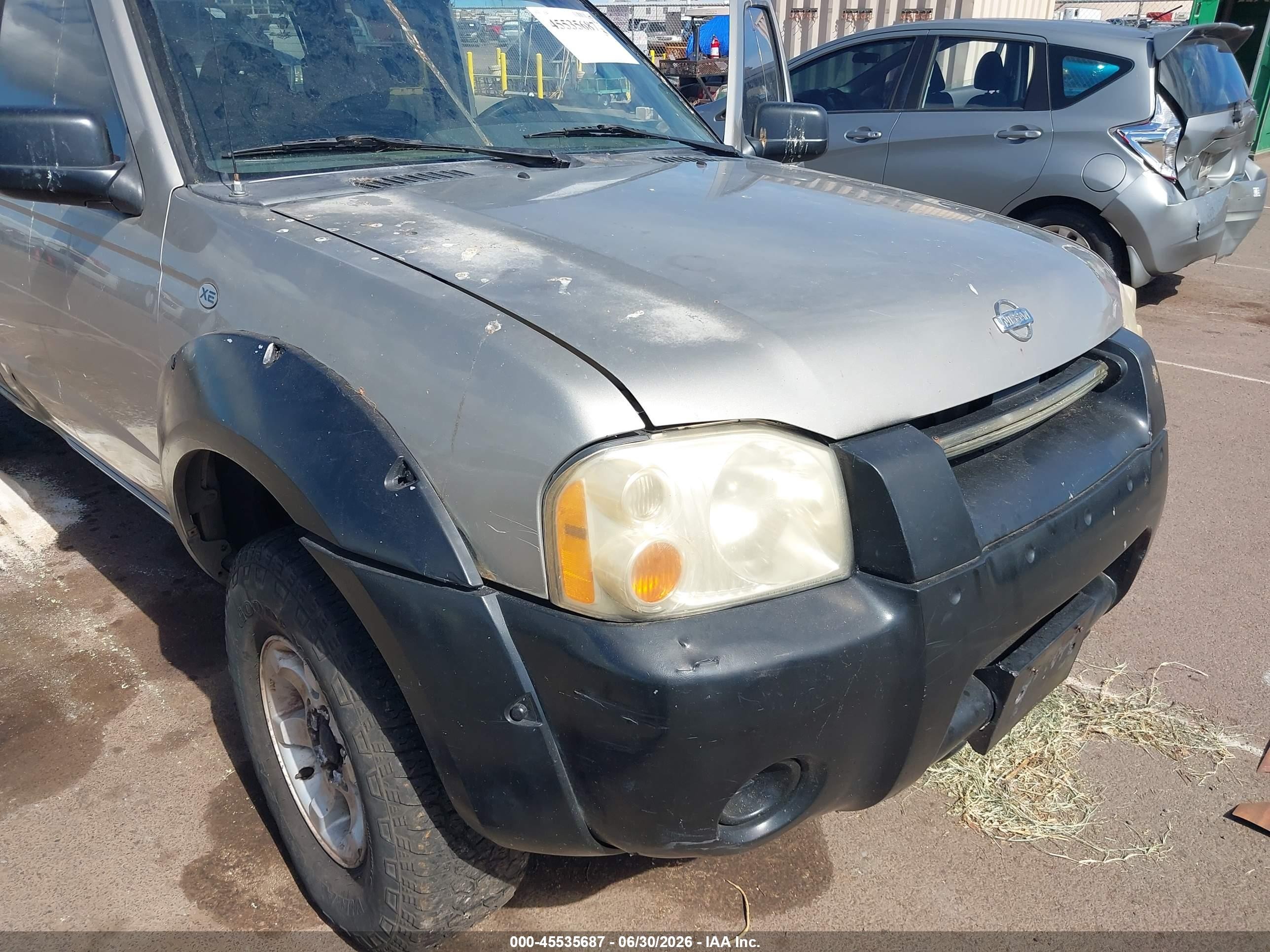 2001 Nissan Frontier Xe-v6 Silver vin: 1N6ED27T71C301318