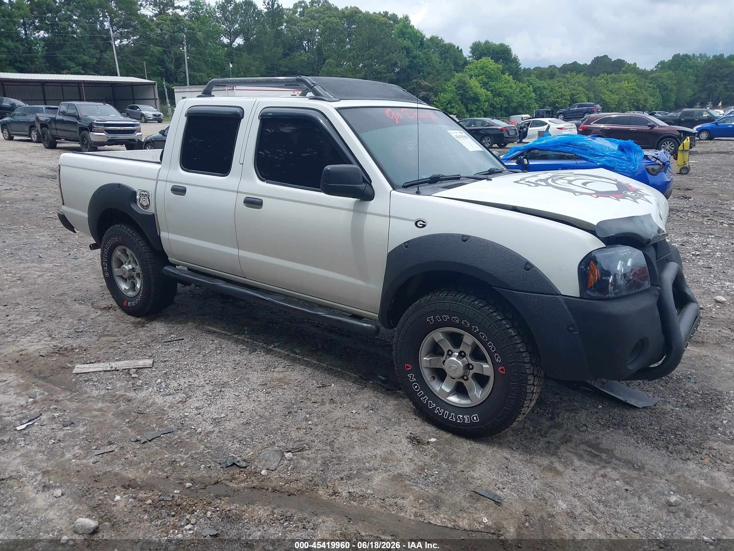 2001 Nissan Frontier Xe-v6 White vin: 1N6ED27T71C314683