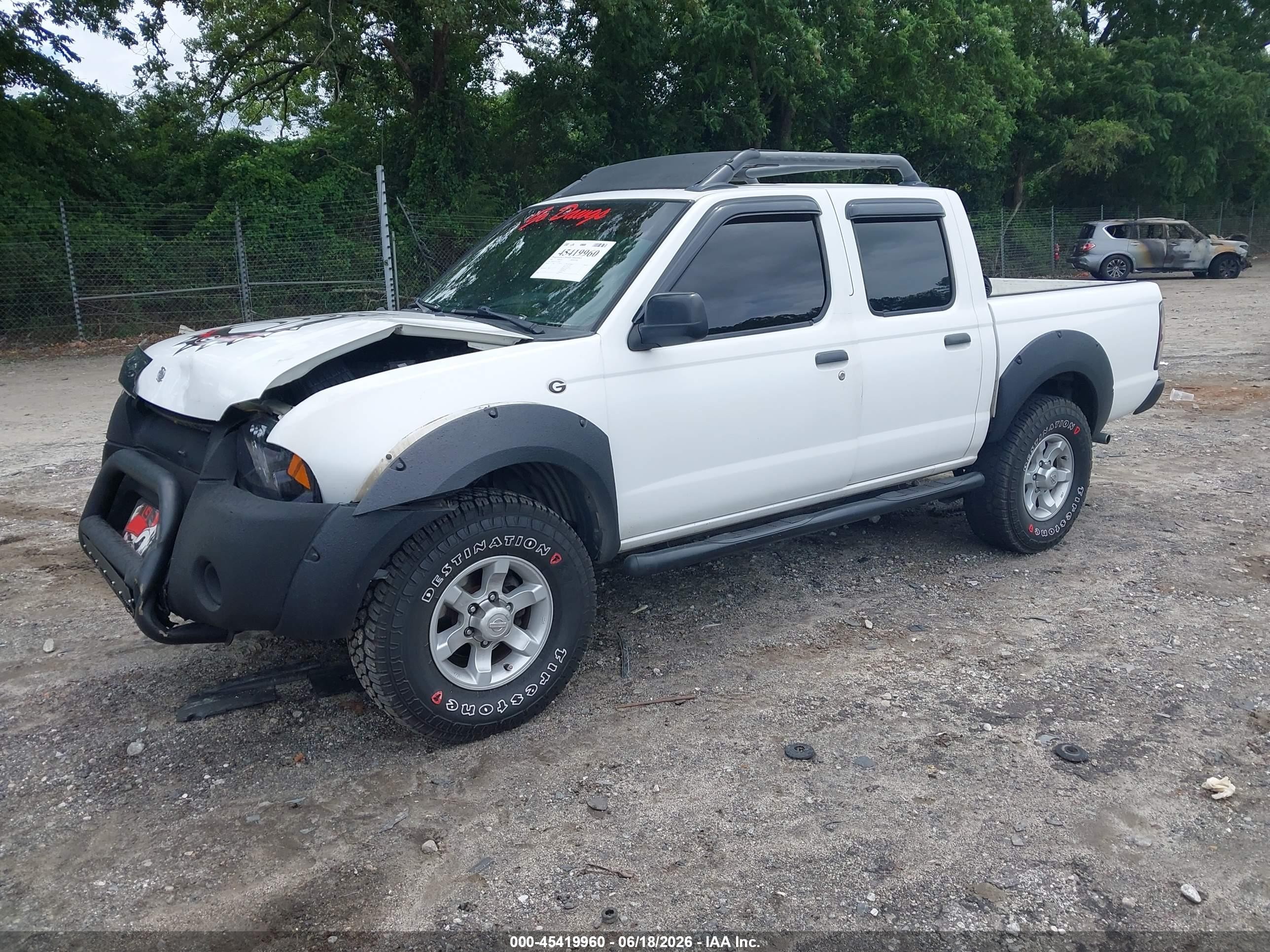 2001 Nissan Frontier Xe-v6 White vin: 1N6ED27T71C314683