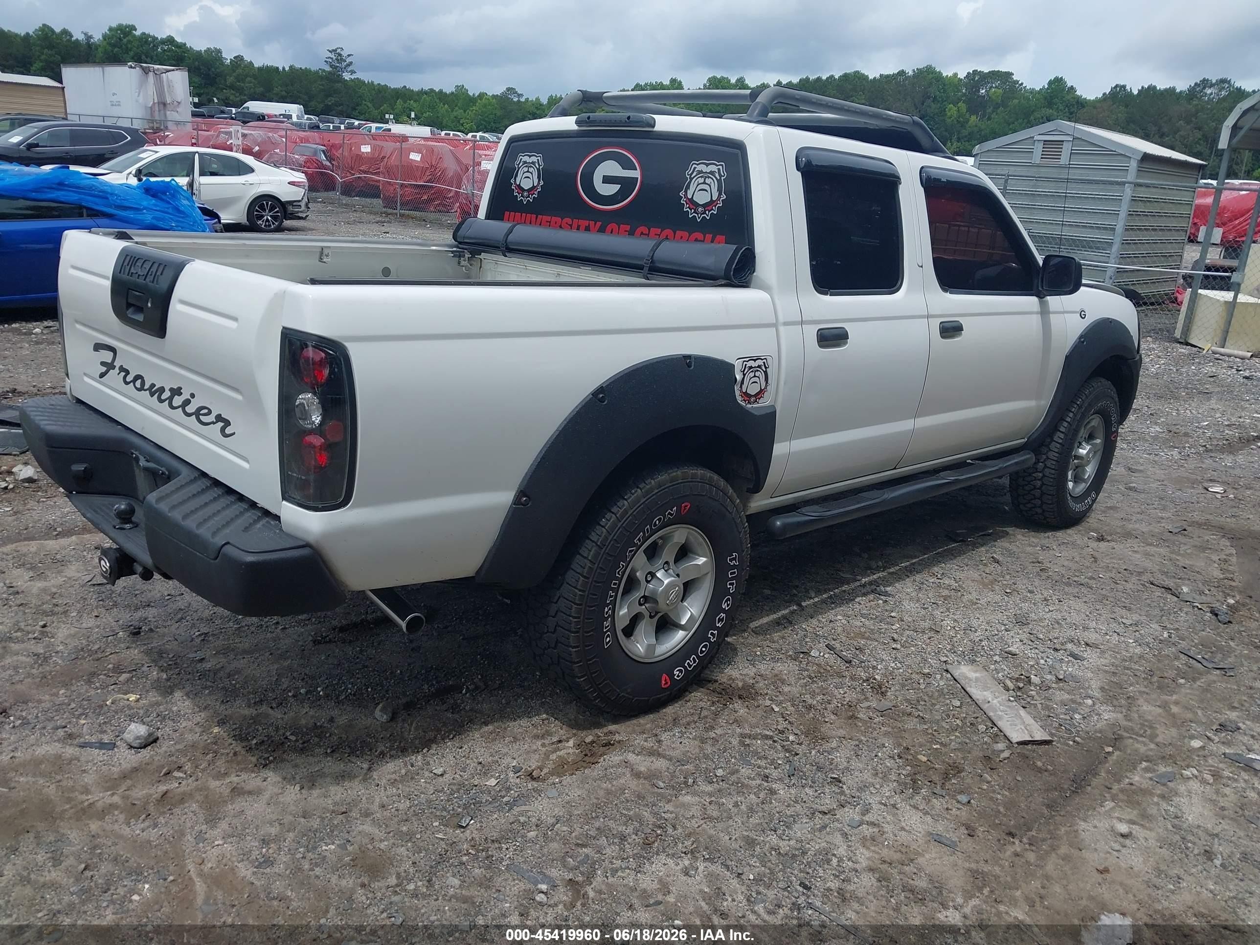 2001 Nissan Frontier Xe-v6 White vin: 1N6ED27T71C314683