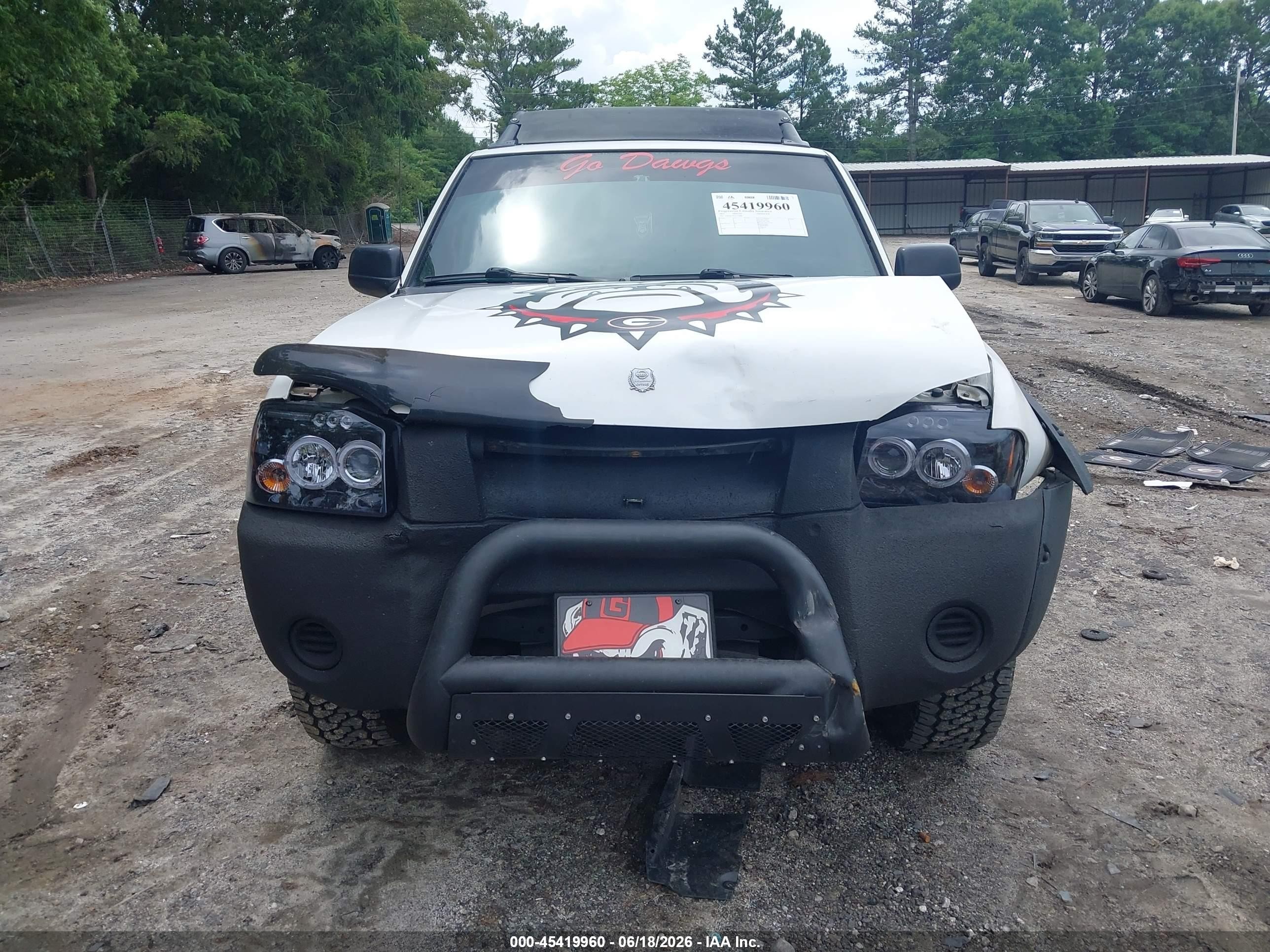 2001 Nissan Frontier Xe-v6 White vin: 1N6ED27T71C314683