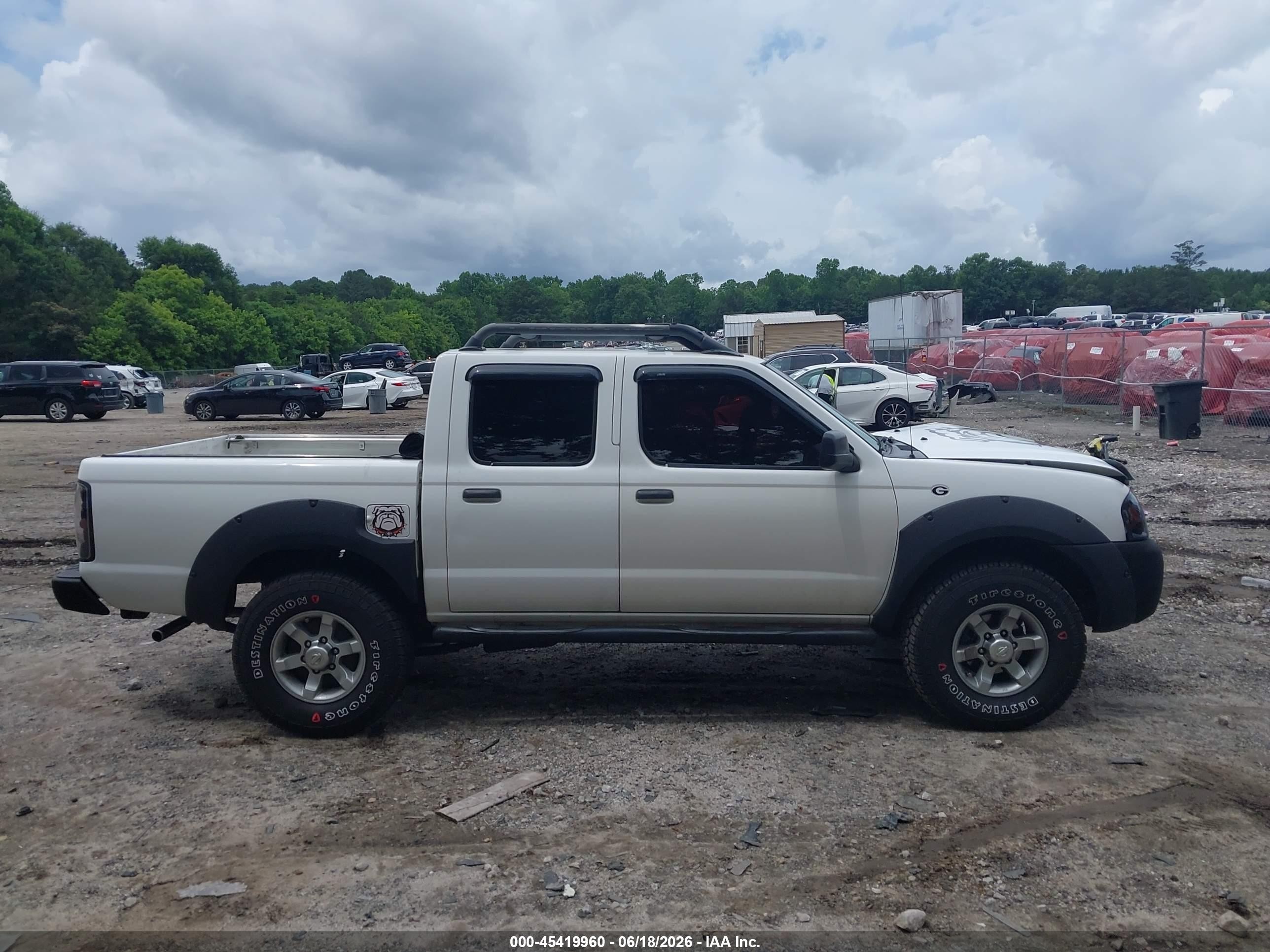 2001 Nissan Frontier Xe-v6 White vin: 1N6ED27T71C314683