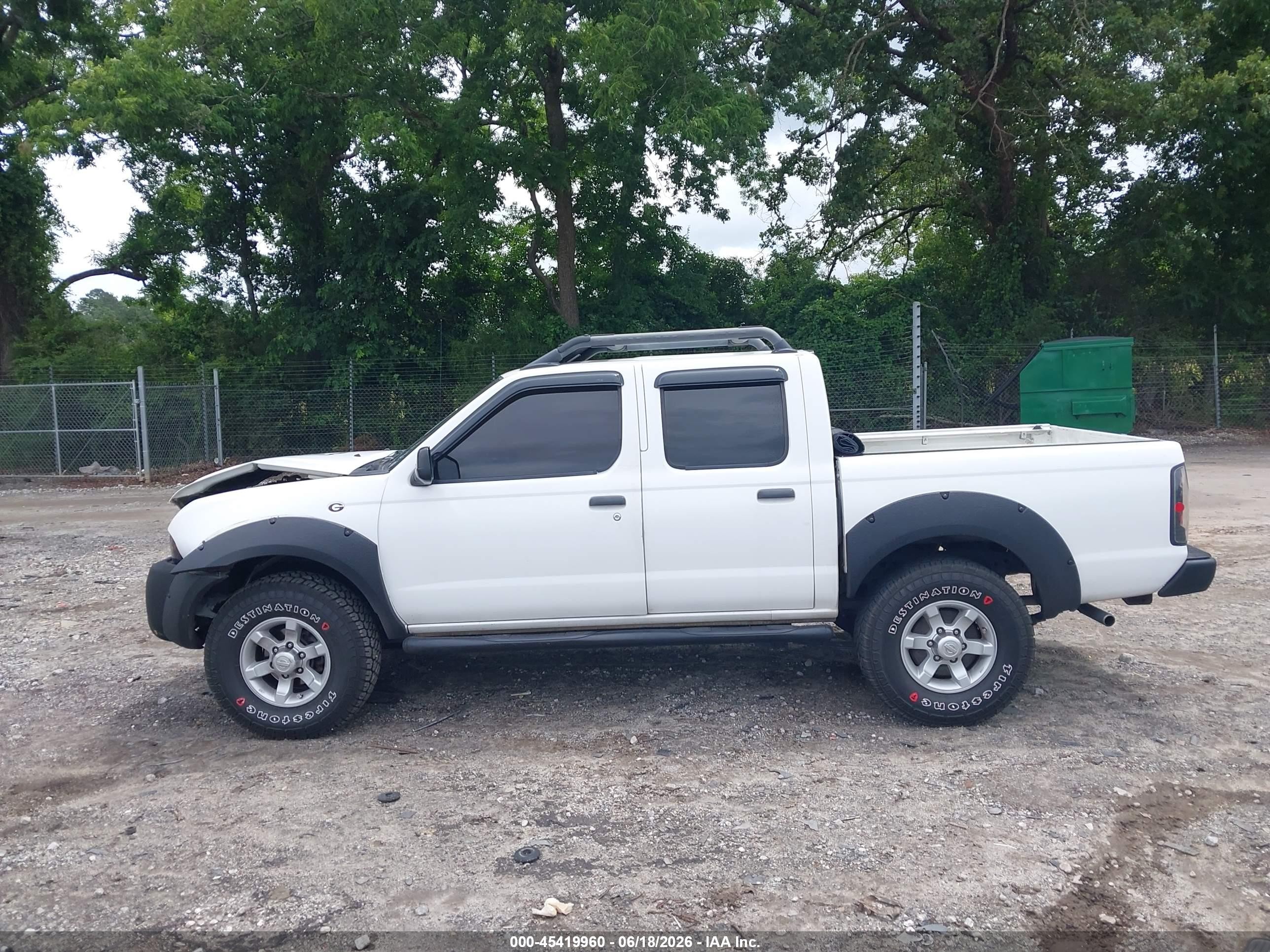 2001 Nissan Frontier Xe-v6 White vin: 1N6ED27T71C314683