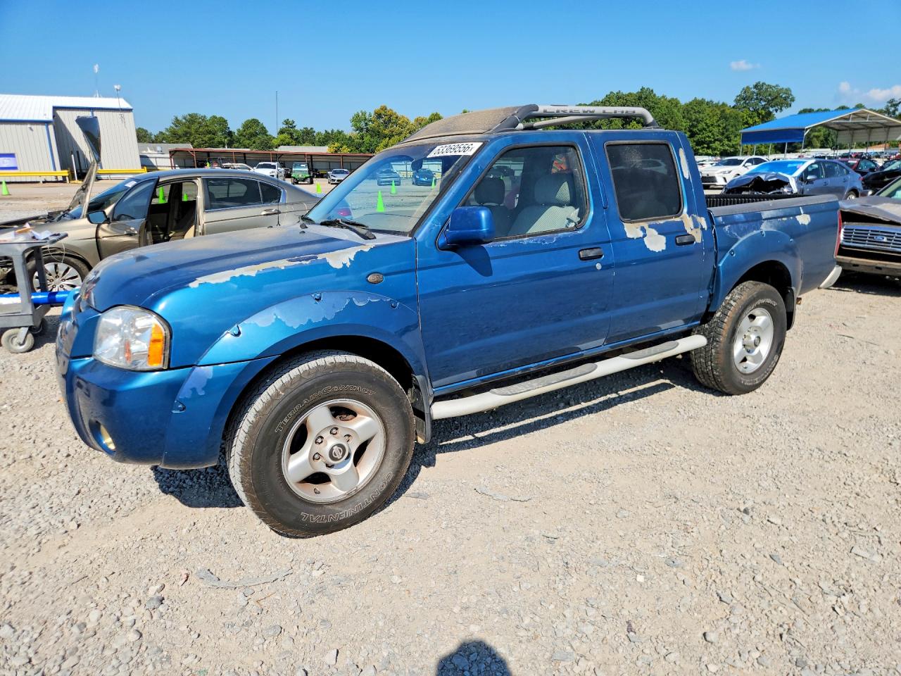 2001 Nissan Frontier Xe Blue vin: 1N6ED27T71C386208
