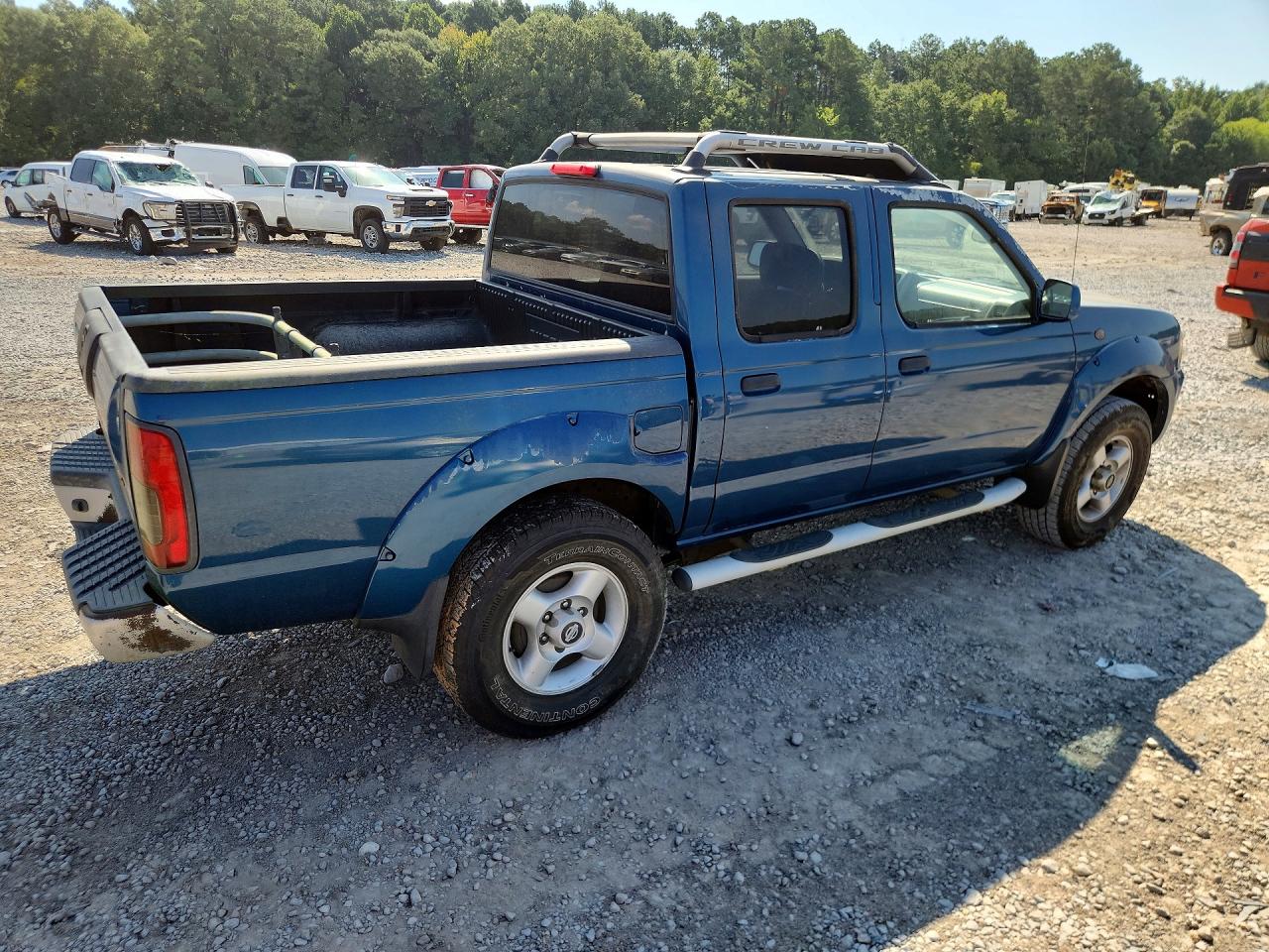 2001 Nissan Frontier Xe Blue vin: 1N6ED27T71C386208
