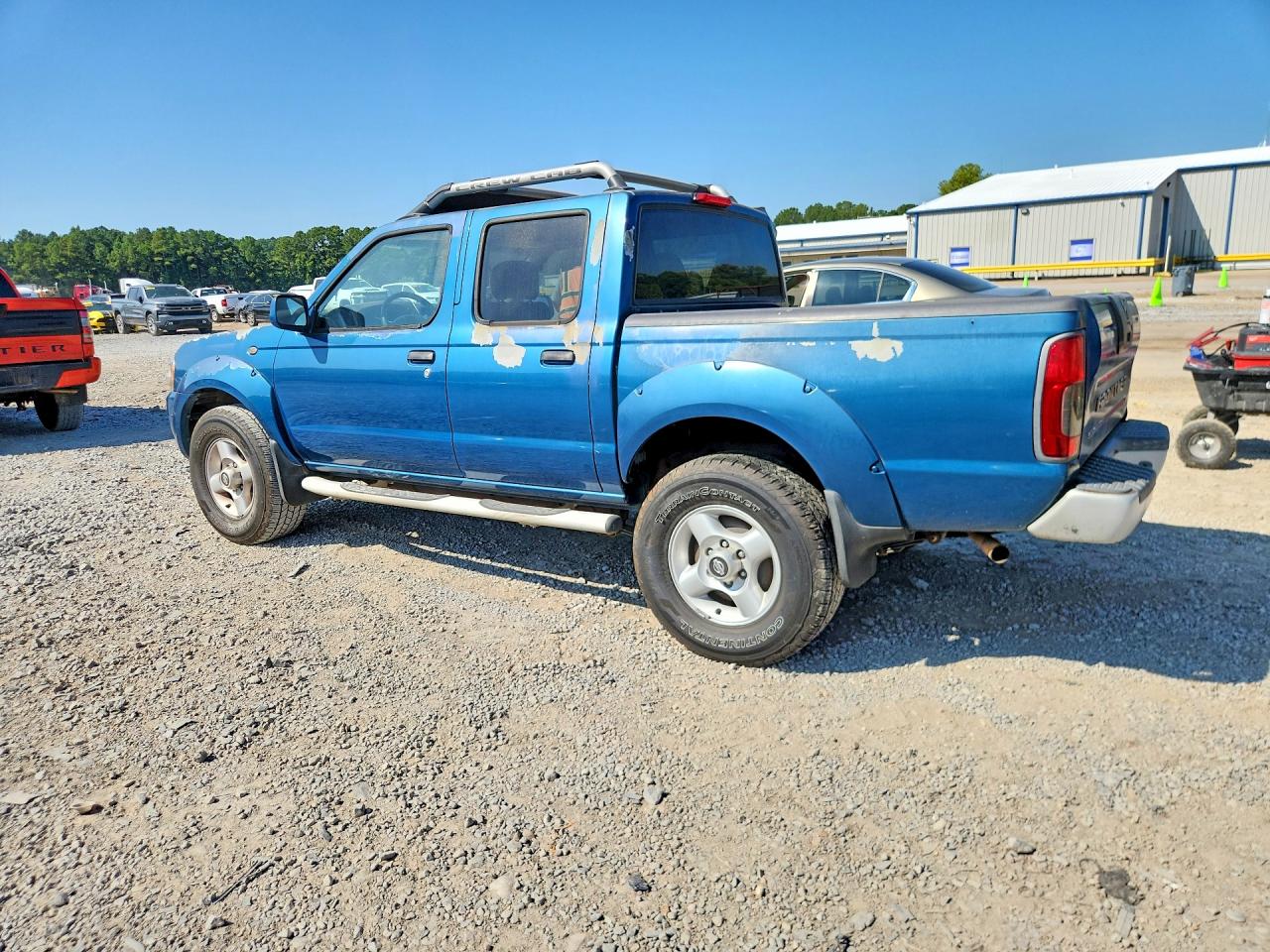 2001 Nissan Frontier Xe Blue vin: 1N6ED27T71C386208