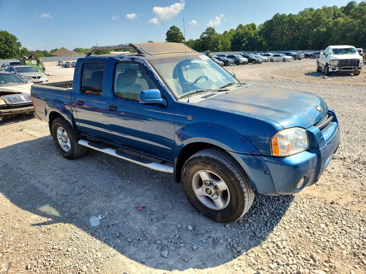 2001 Nissan Frontier Xe Blue vin: 1N6ED27T71C386208