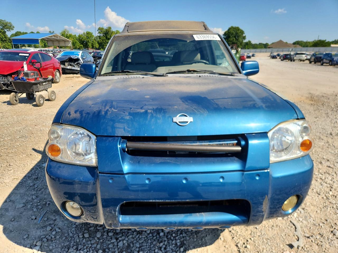 2001 Nissan Frontier Xe Blue vin: 1N6ED27T71C386208