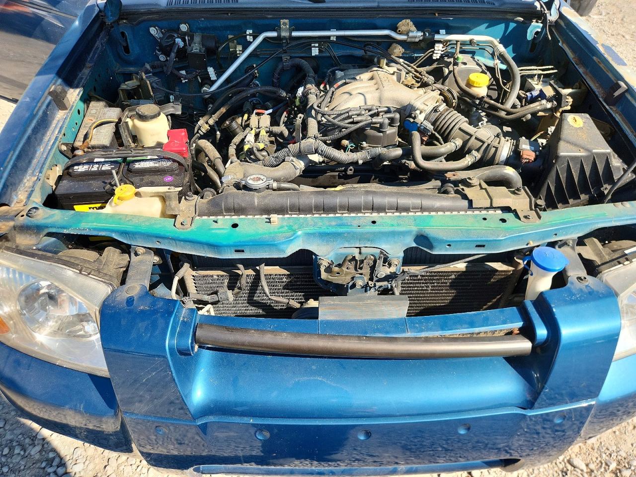 2001 Nissan Frontier Xe Blue vin: 1N6ED27T71C386208