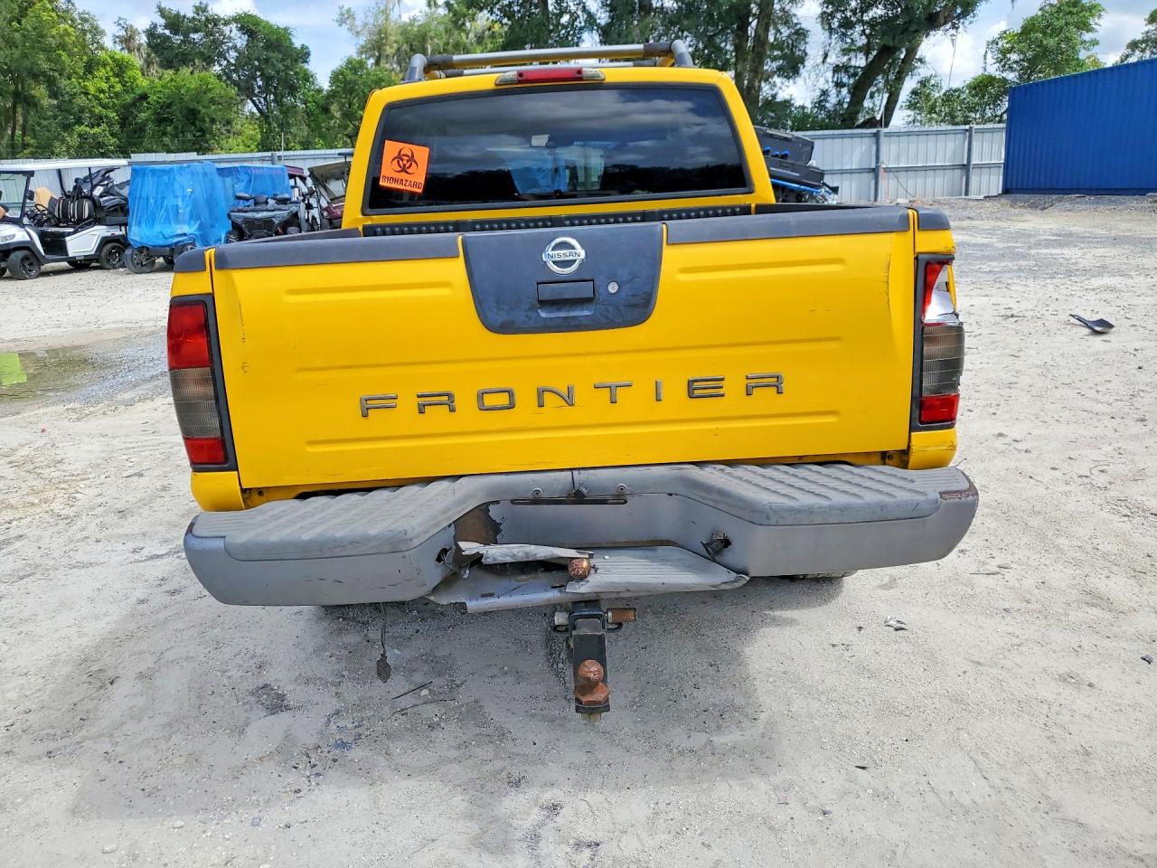 2004 Nissan Frontier Xe-v6 Yellow vin: 1N6ED27T74C442605
