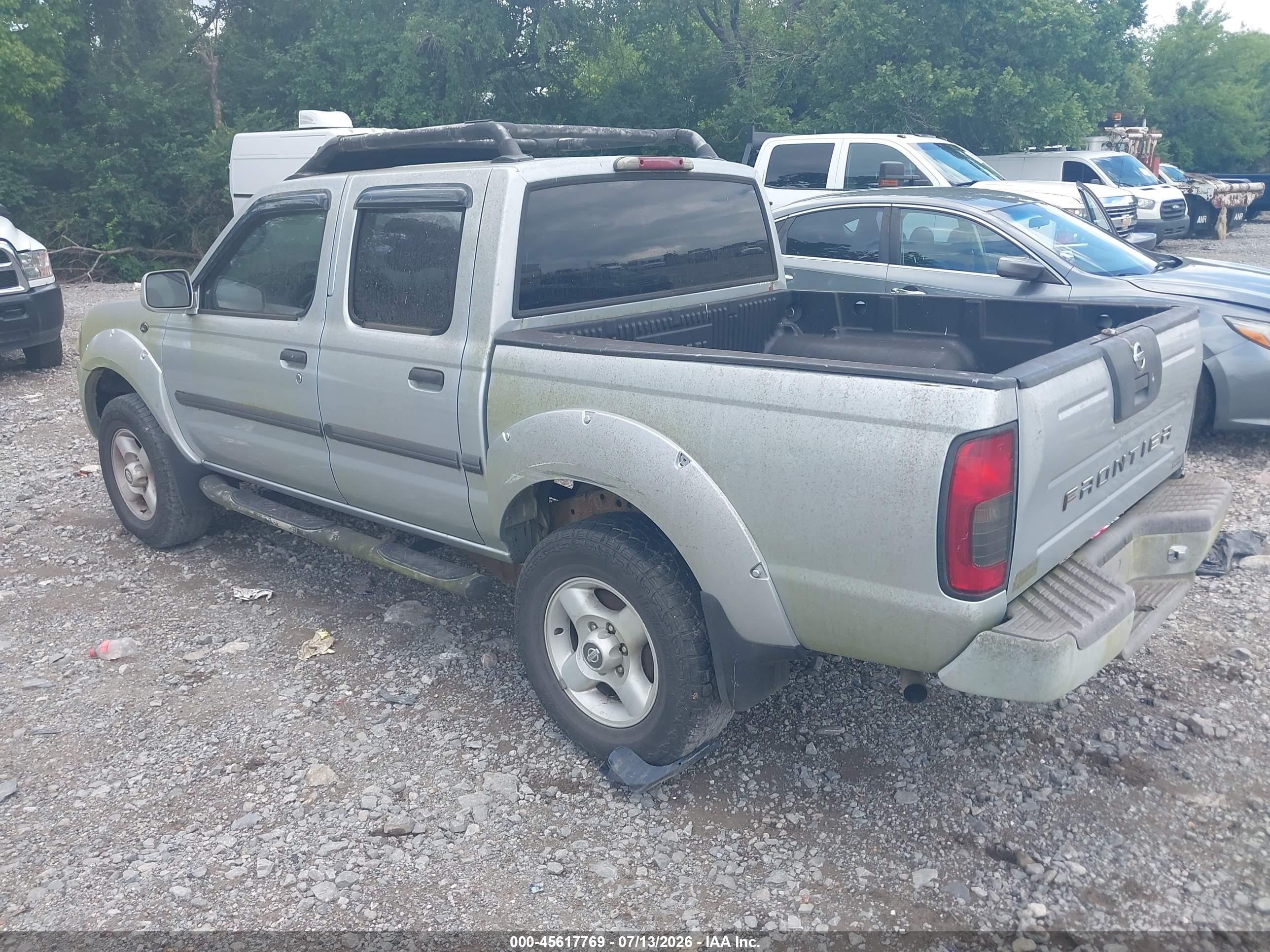 2002 Nissan Frontier Se-v6 Silver vin: 1N6ED27T82C321093