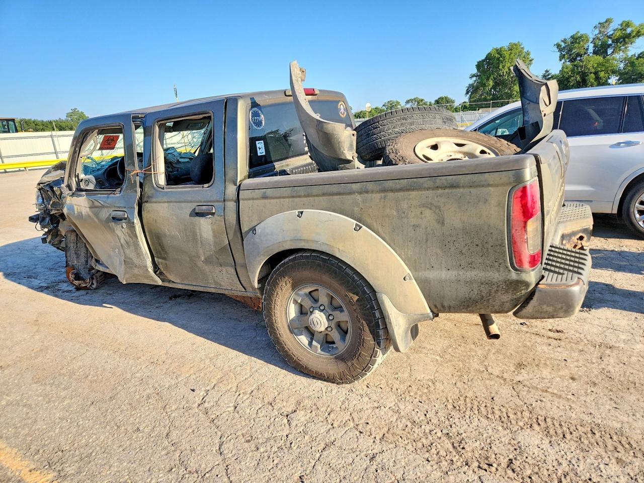 2003 Nissan Frontier Green vin: 1N6ED27T83C436827