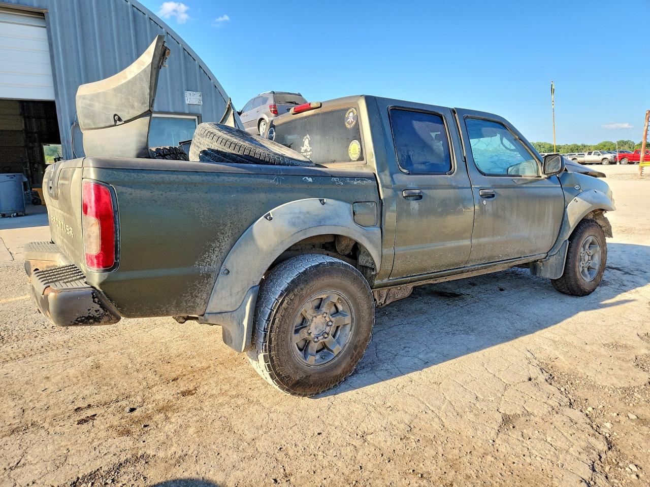 2003 Nissan Frontier Green vin: 1N6ED27T83C436827