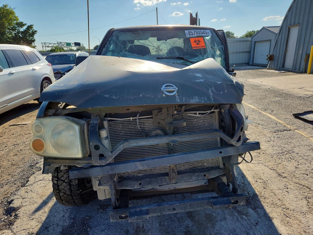 2003 Nissan Frontier Green vin: 1N6ED27T83C436827
