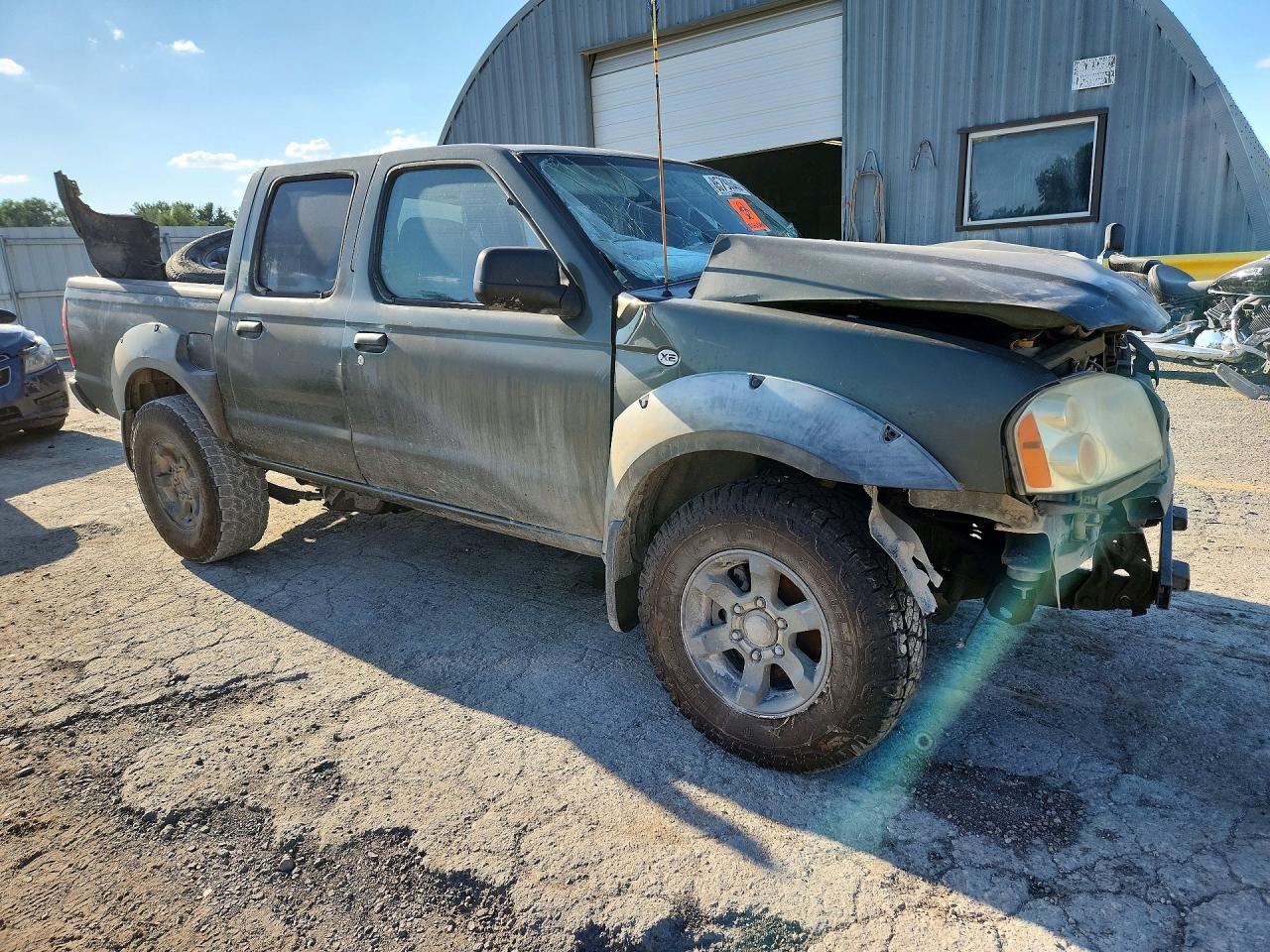 2003 Nissan Frontier Green vin: 1N6ED27T83C436827