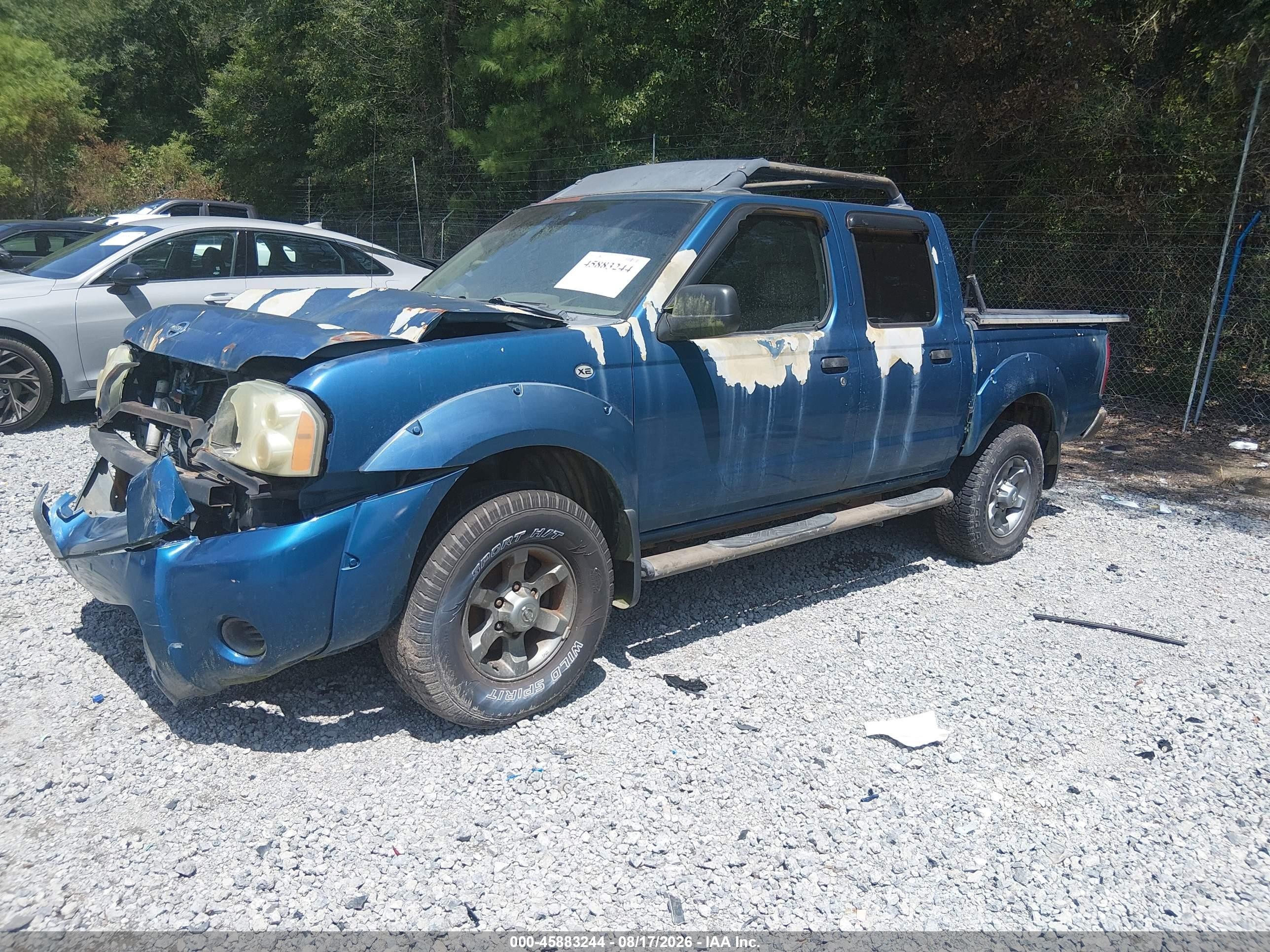 2004 Nissan Frontier Xe-v6 Blue vin: 1N6ED27T84C460773