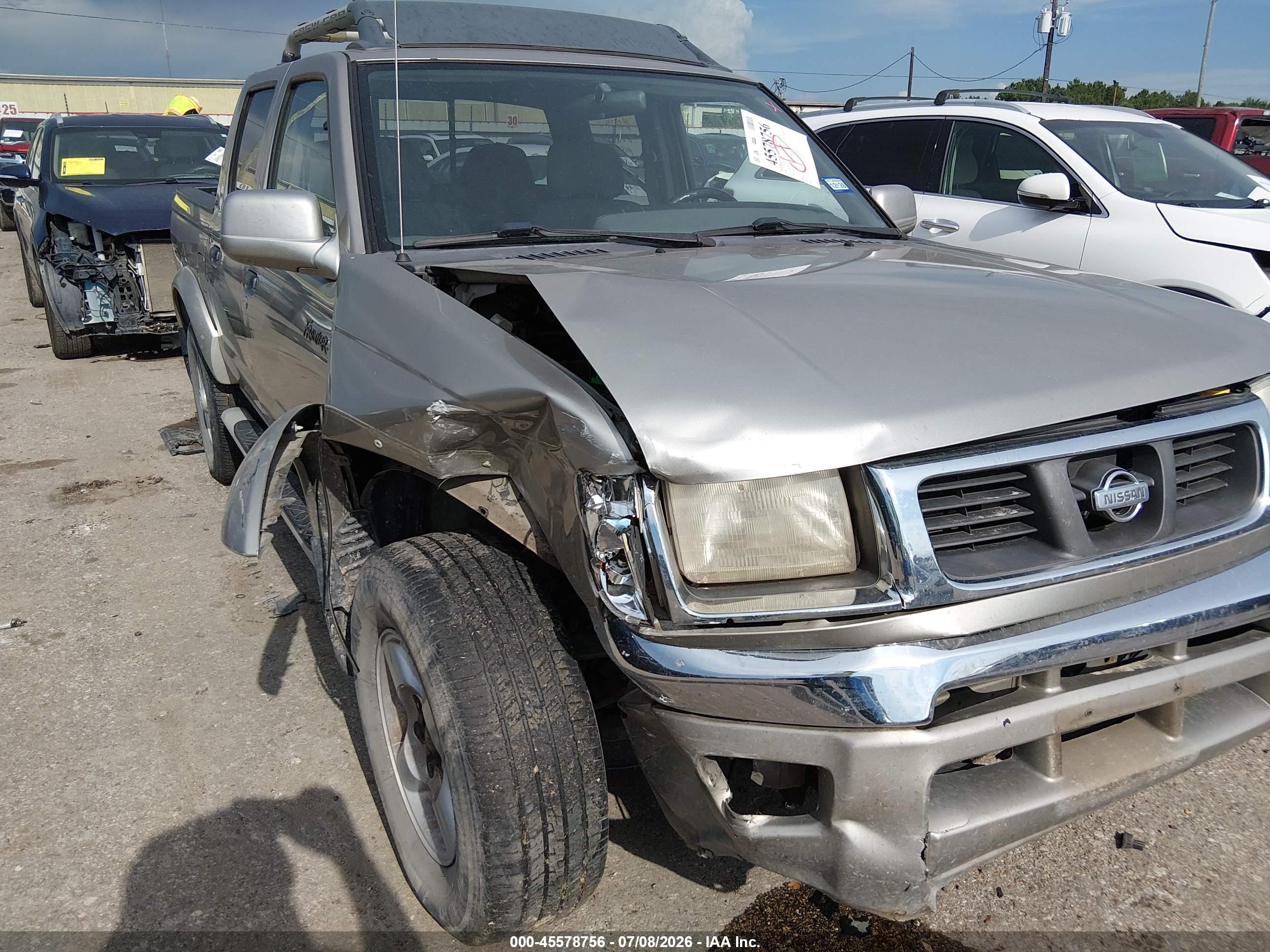 2000 Nissan Frontier 2wd Se/xe Beige vin: 1N6ED27T8YC402930