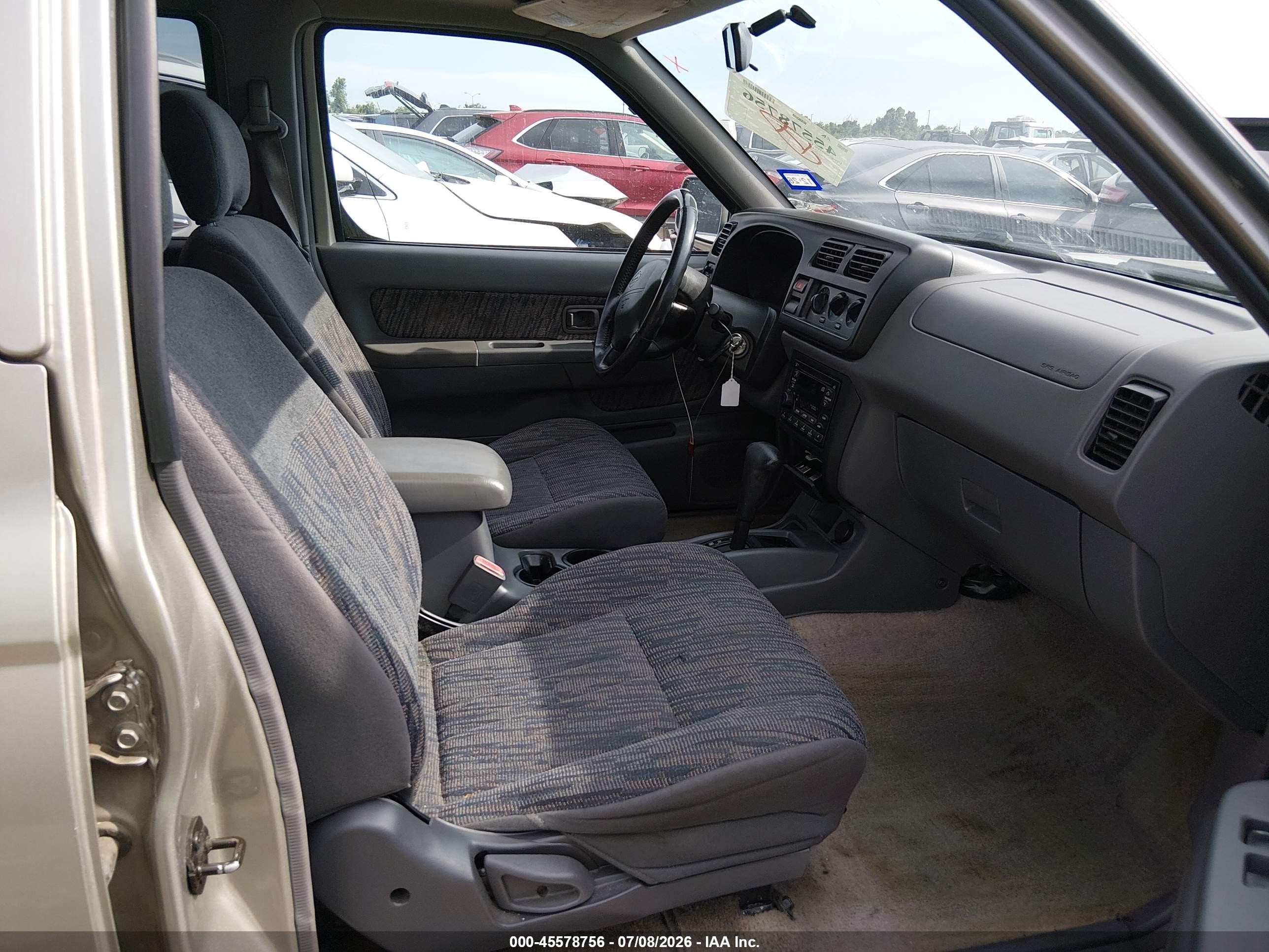 2000 Nissan Frontier 2wd Se/xe Beige vin: 1N6ED27T8YC402930