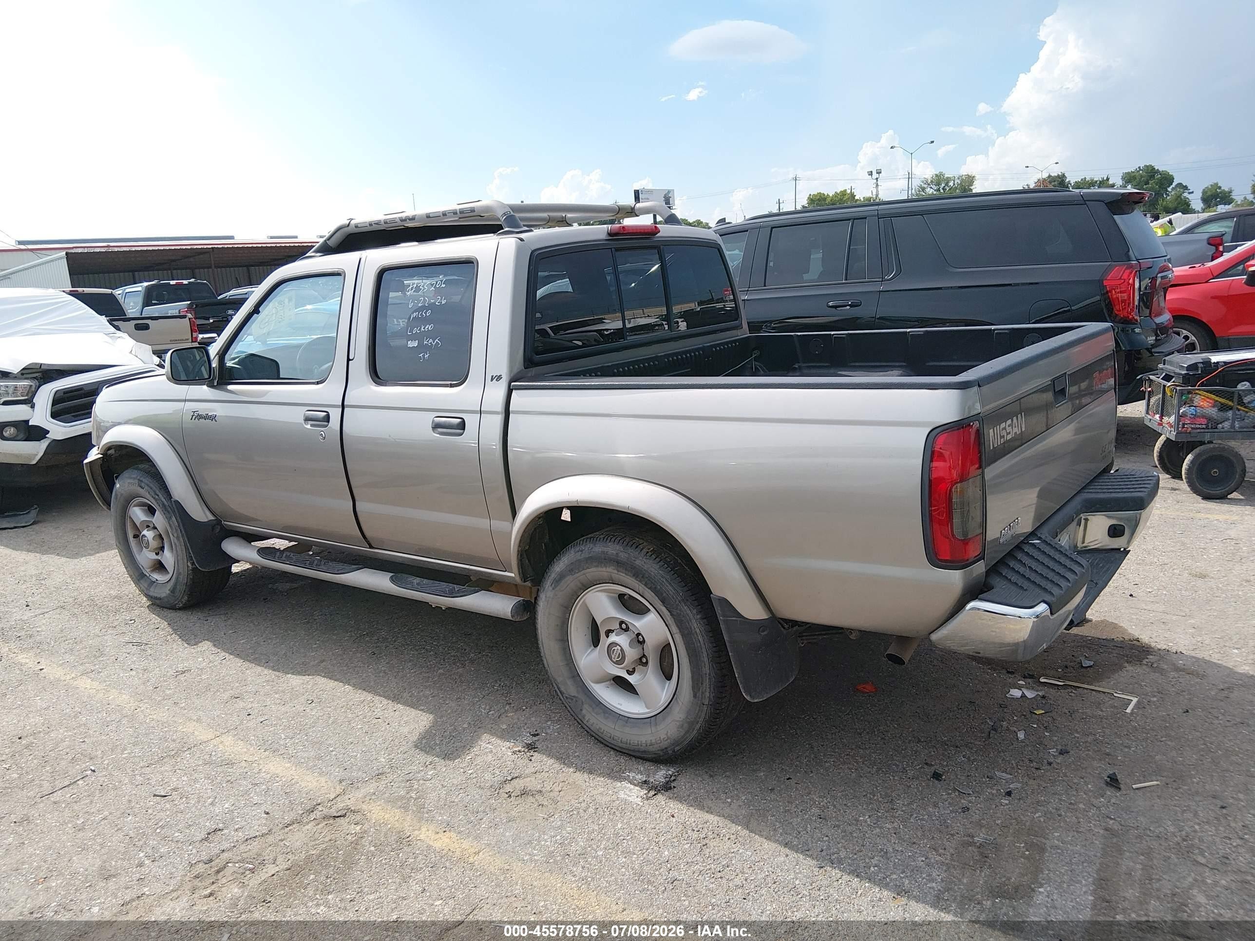 2000 Nissan Frontier 2wd Se/xe Beige vin: 1N6ED27T8YC402930