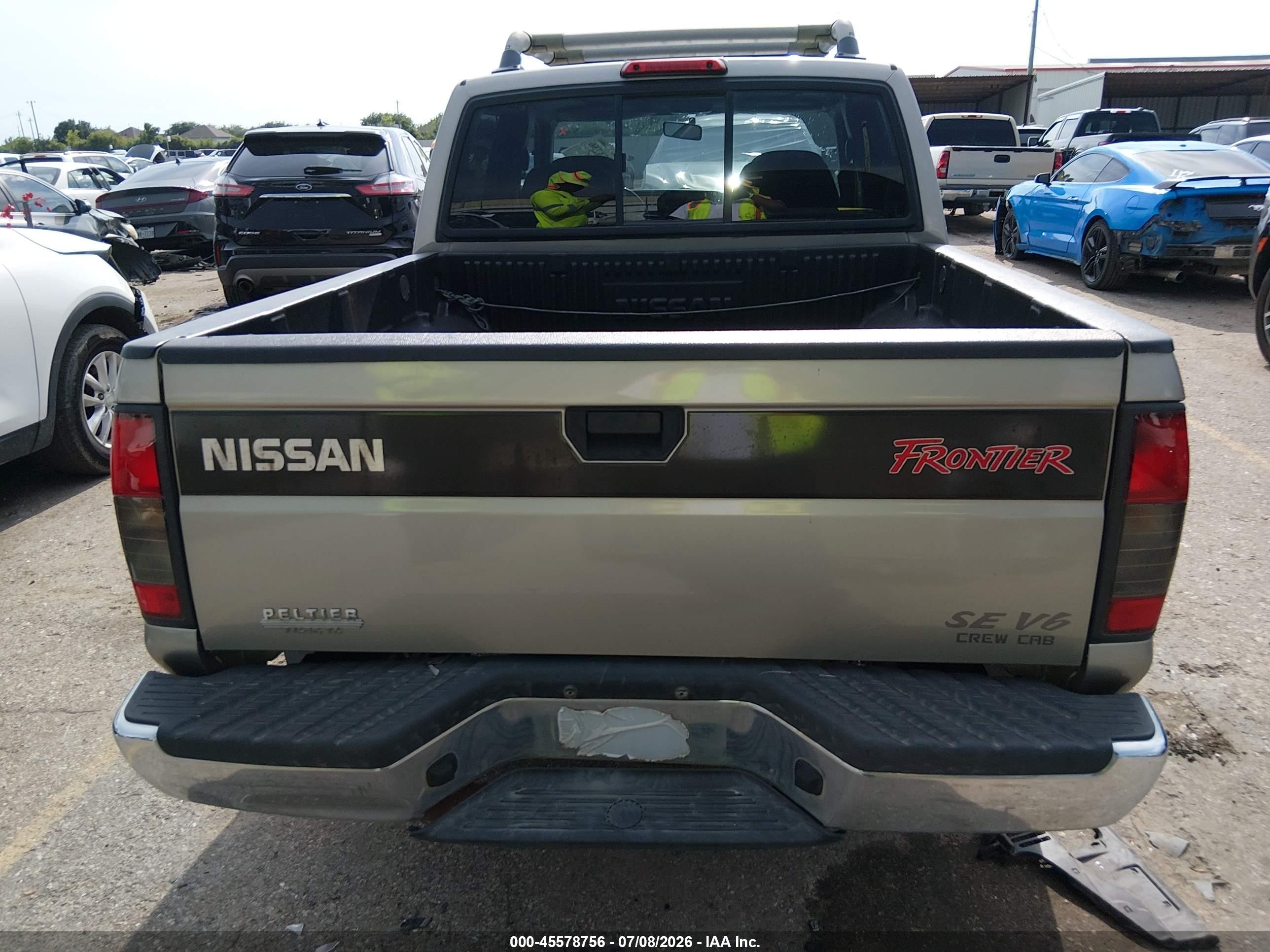 2000 Nissan Frontier 2wd Se/xe Beige vin: 1N6ED27T8YC402930