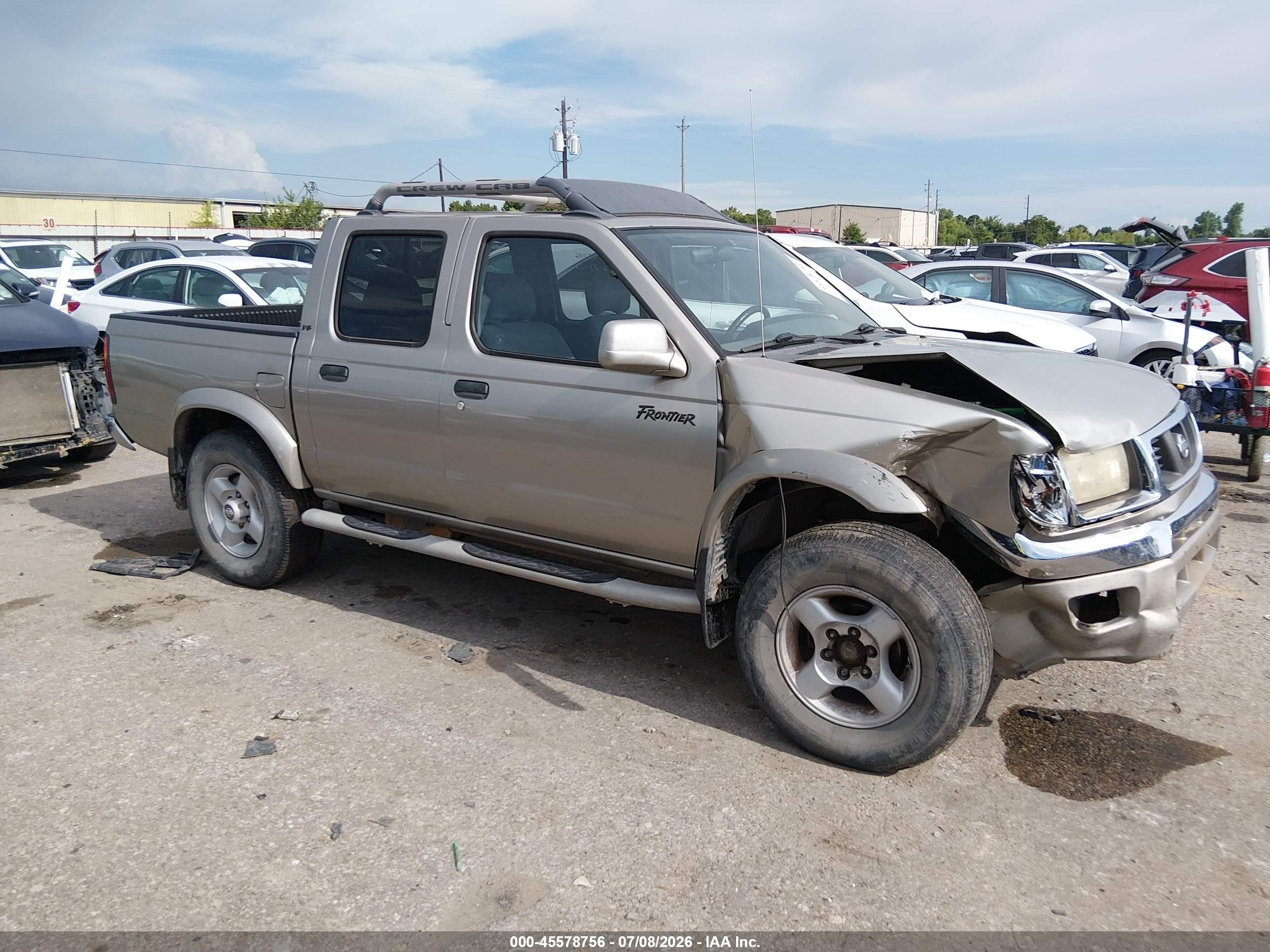 2000 Nissan Frontier 2wd Se/xe Beige vin: 1N6ED27T8YC402930