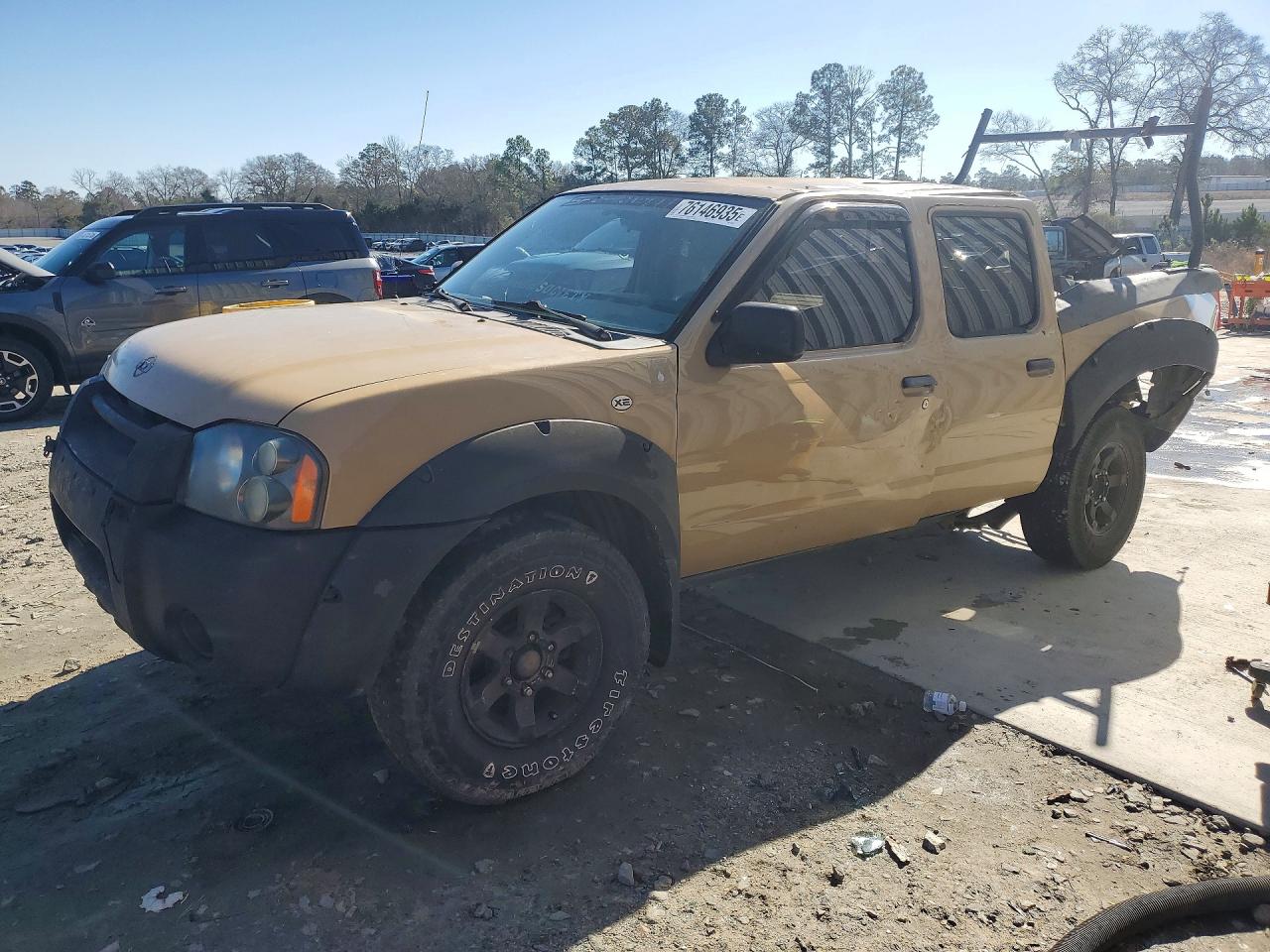 2001 Nissan Frontier Xe Tan vin: 1N6ED27T91C309078