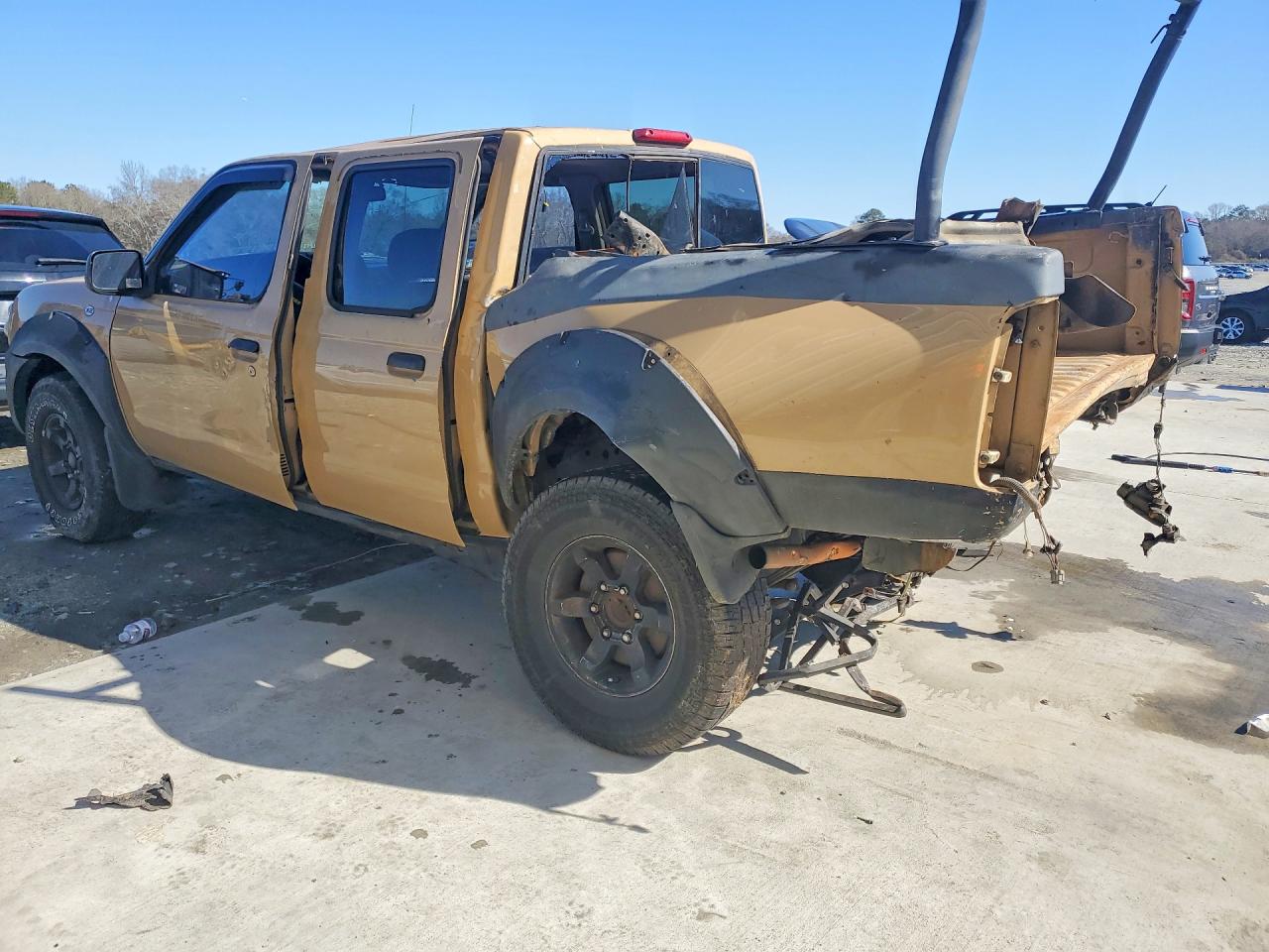 2001 Nissan Frontier Xe Tan vin: 1N6ED27T91C309078