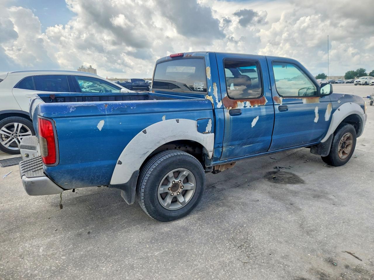 2001 Nissan Frontier Xe Blue vin: 1N6ED27T91C363027