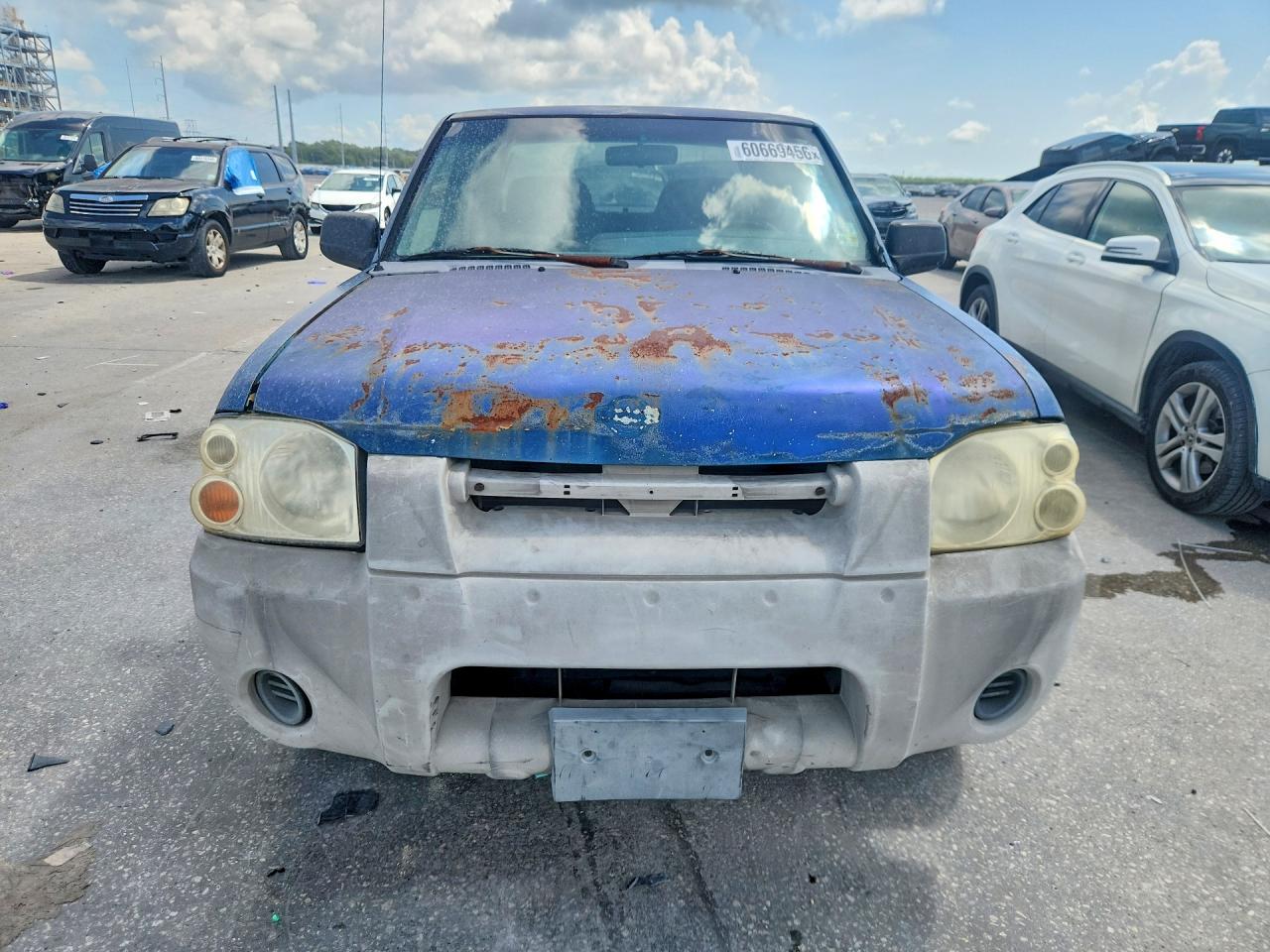2001 Nissan Frontier Xe Blue vin: 1N6ED27T91C363027