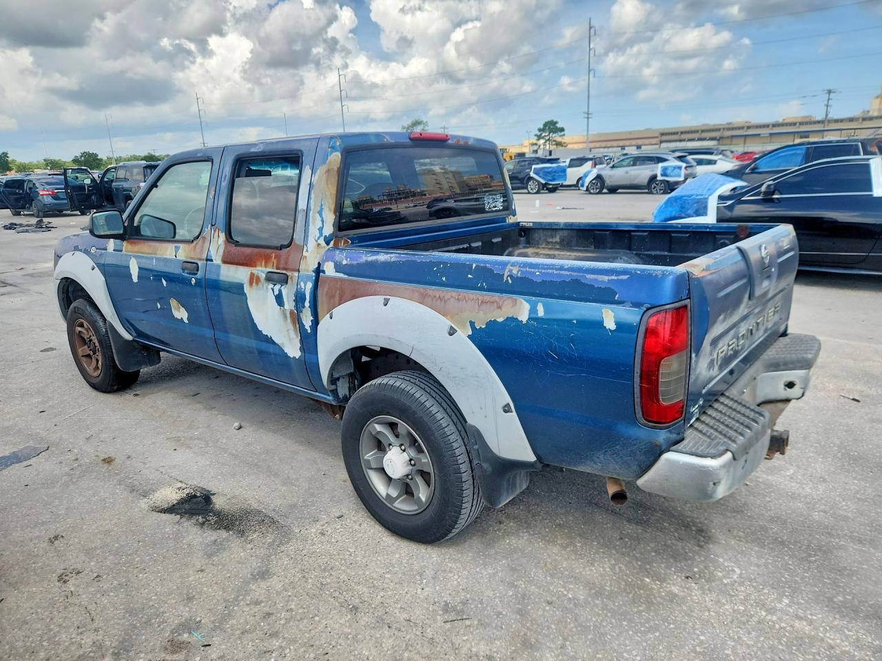 2001 Nissan Frontier Xe Blue vin: 1N6ED27T91C363027