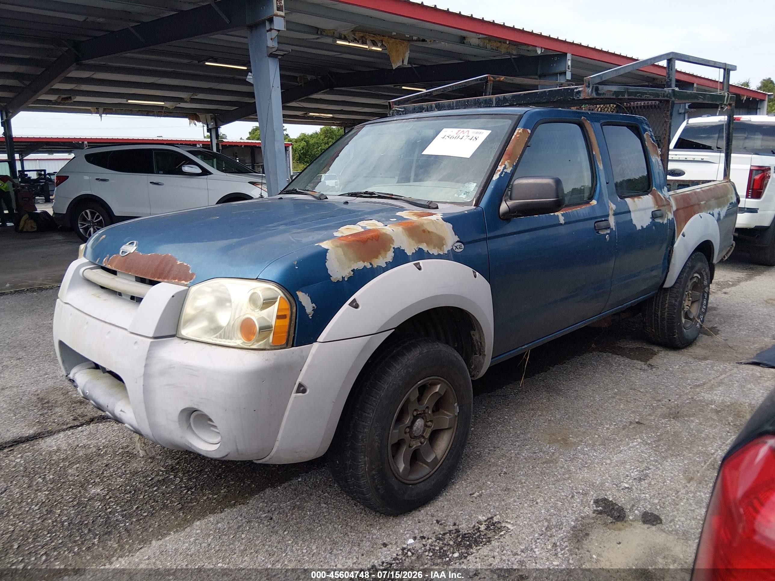 2001 Nissan Frontier Xe-v6 Синий vin: 1N6ED27T91C385190