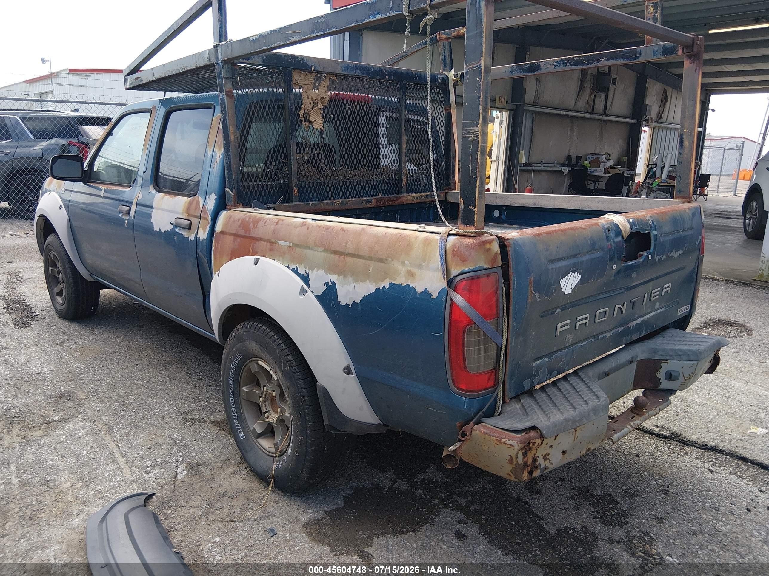 2001 Nissan Frontier Xe-v6 Синий vin: 1N6ED27T91C385190