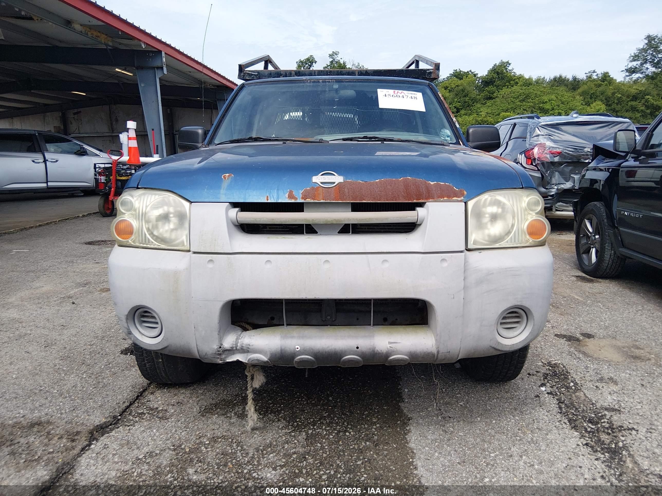 2001 Nissan Frontier Xe-v6 Синий vin: 1N6ED27T91C385190