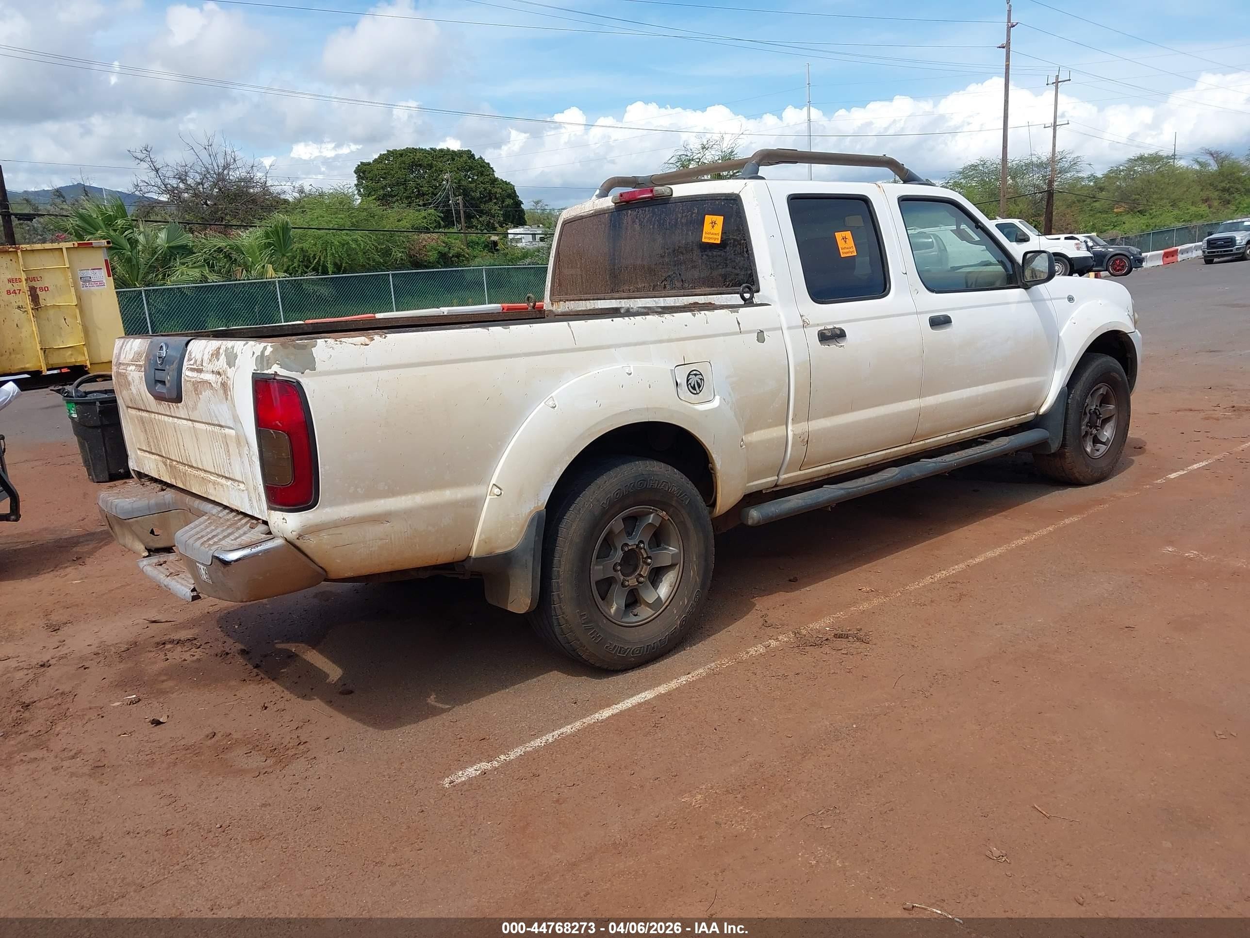 2003 Nissan Frontier Xe-v6 White vin: 1N6ED27T93C450249