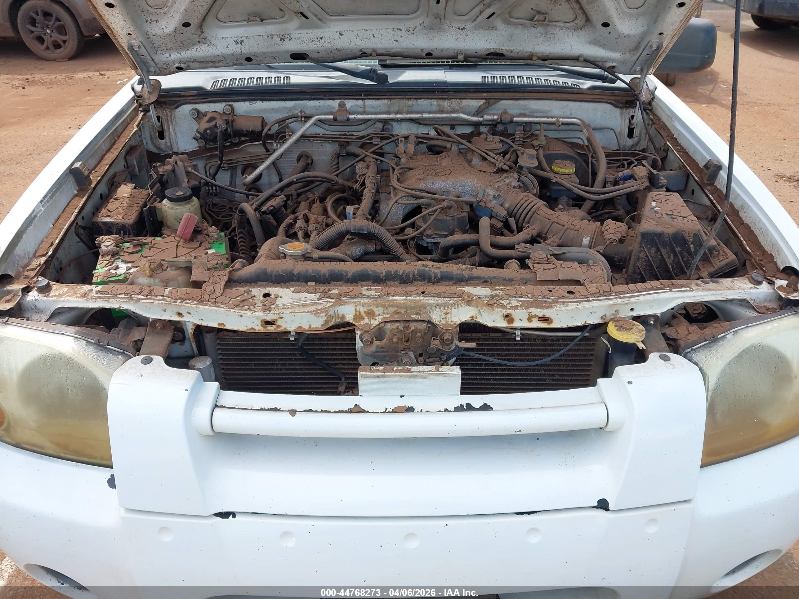 2003 Nissan Frontier Xe-v6 White vin: 1N6ED27T93C450249