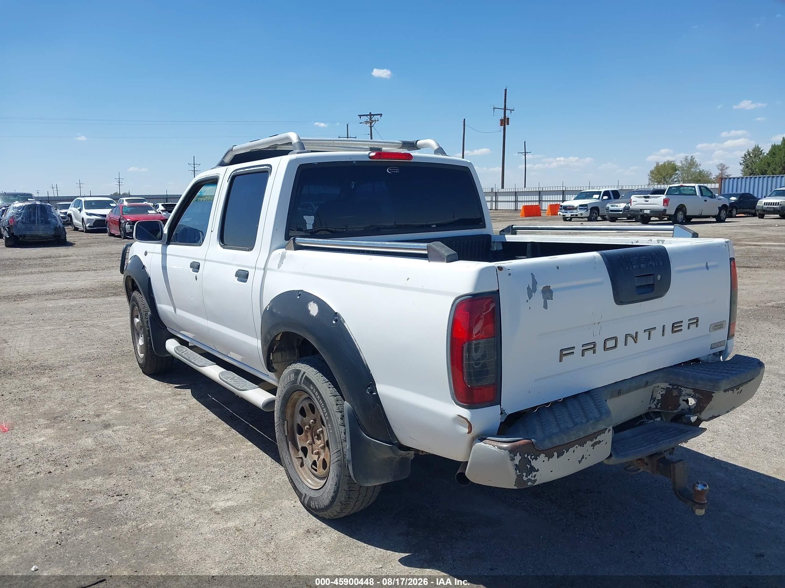 2001 Nissan Frontier Se-v6 White vin: 1N6ED27TX1C306349