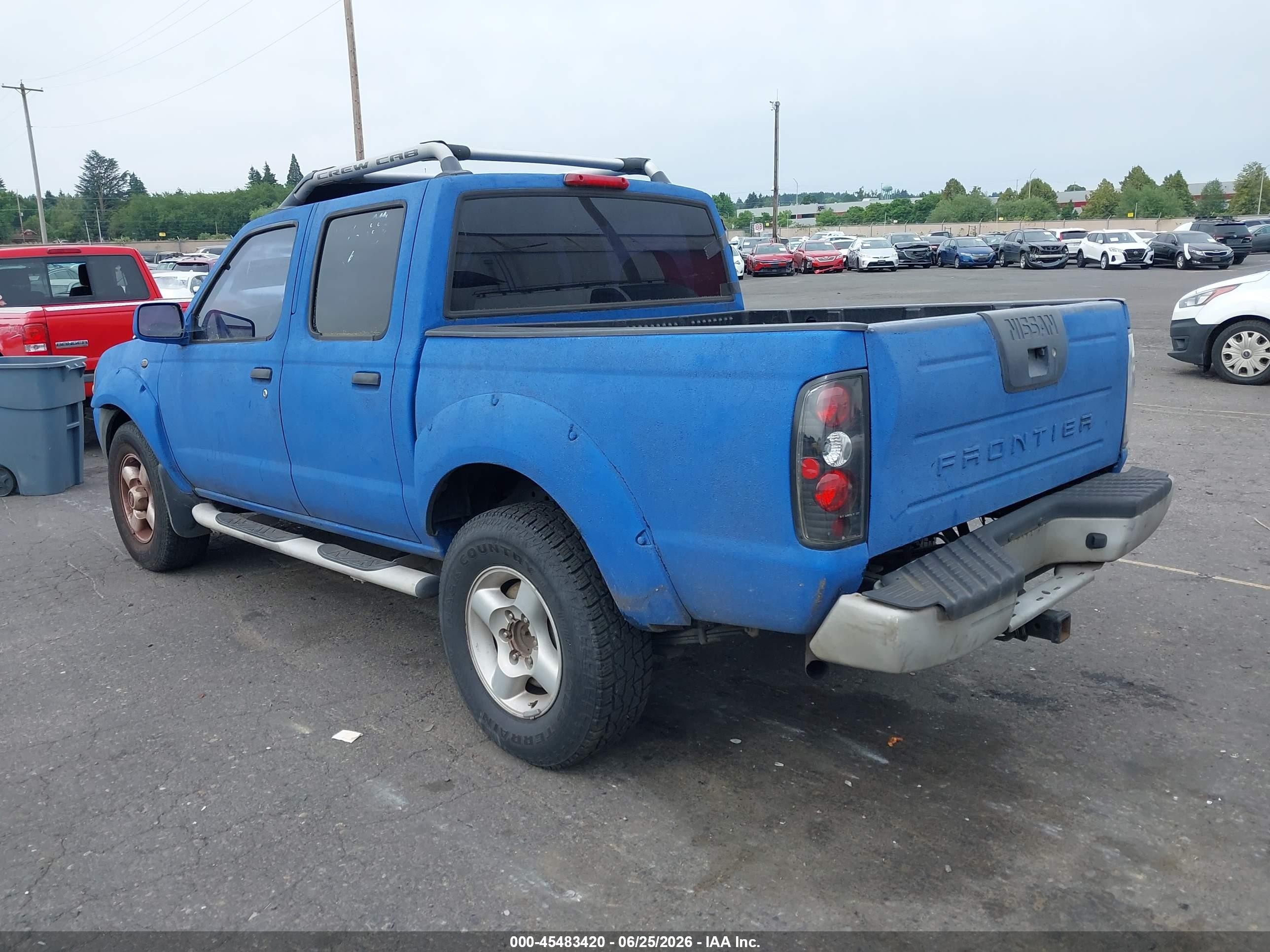2001 Nissan Frontier Se-v6 Blue vin: 1N6ED27TX1C340260