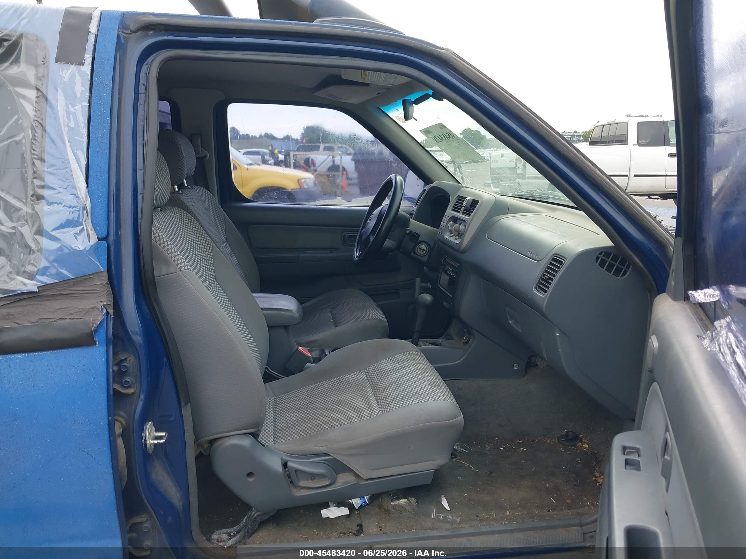 2001 Nissan Frontier Se-v6 Blue vin: 1N6ED27TX1C340260