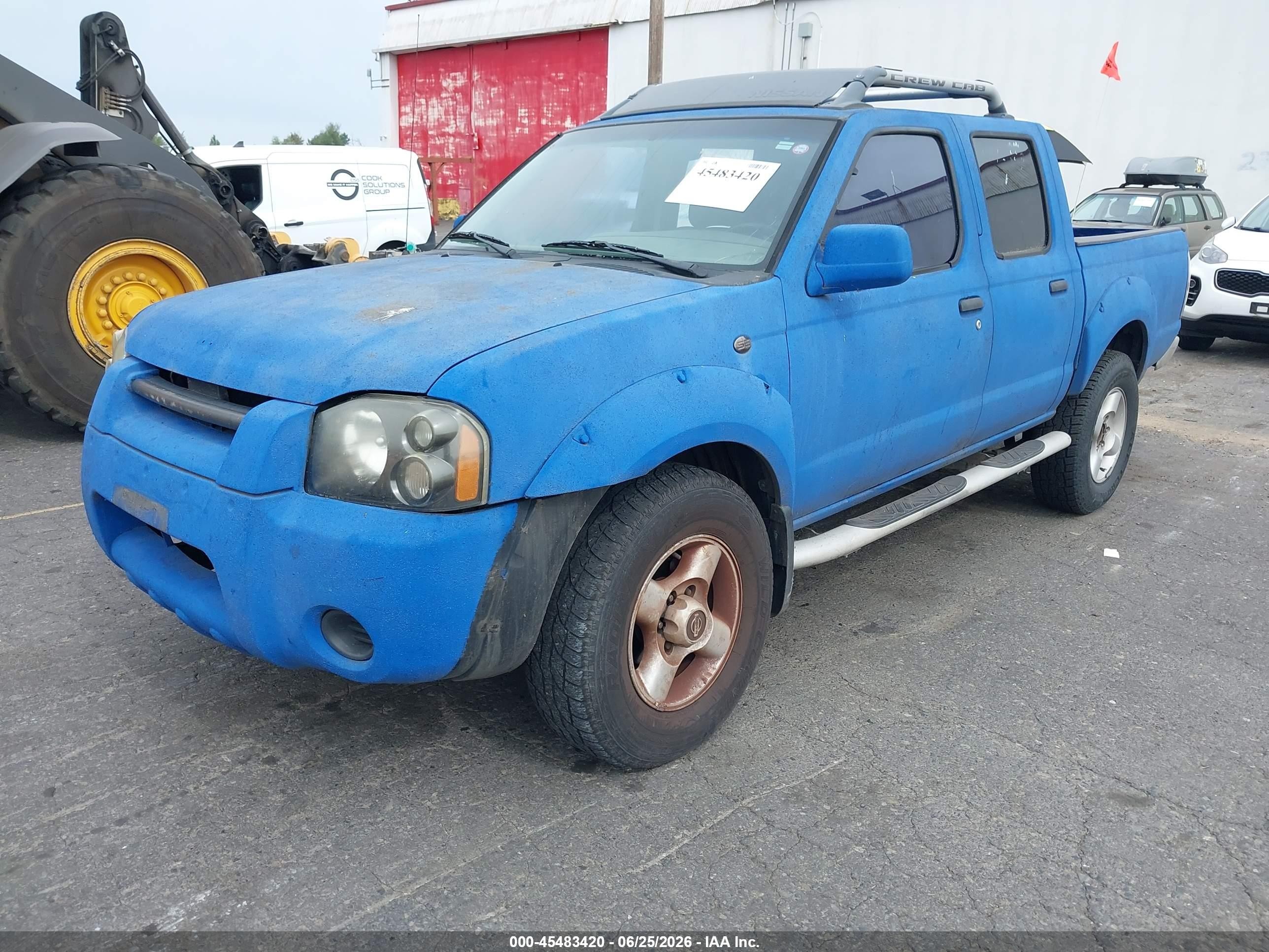 2001 Nissan Frontier Se-v6 Blue vin: 1N6ED27TX1C340260
