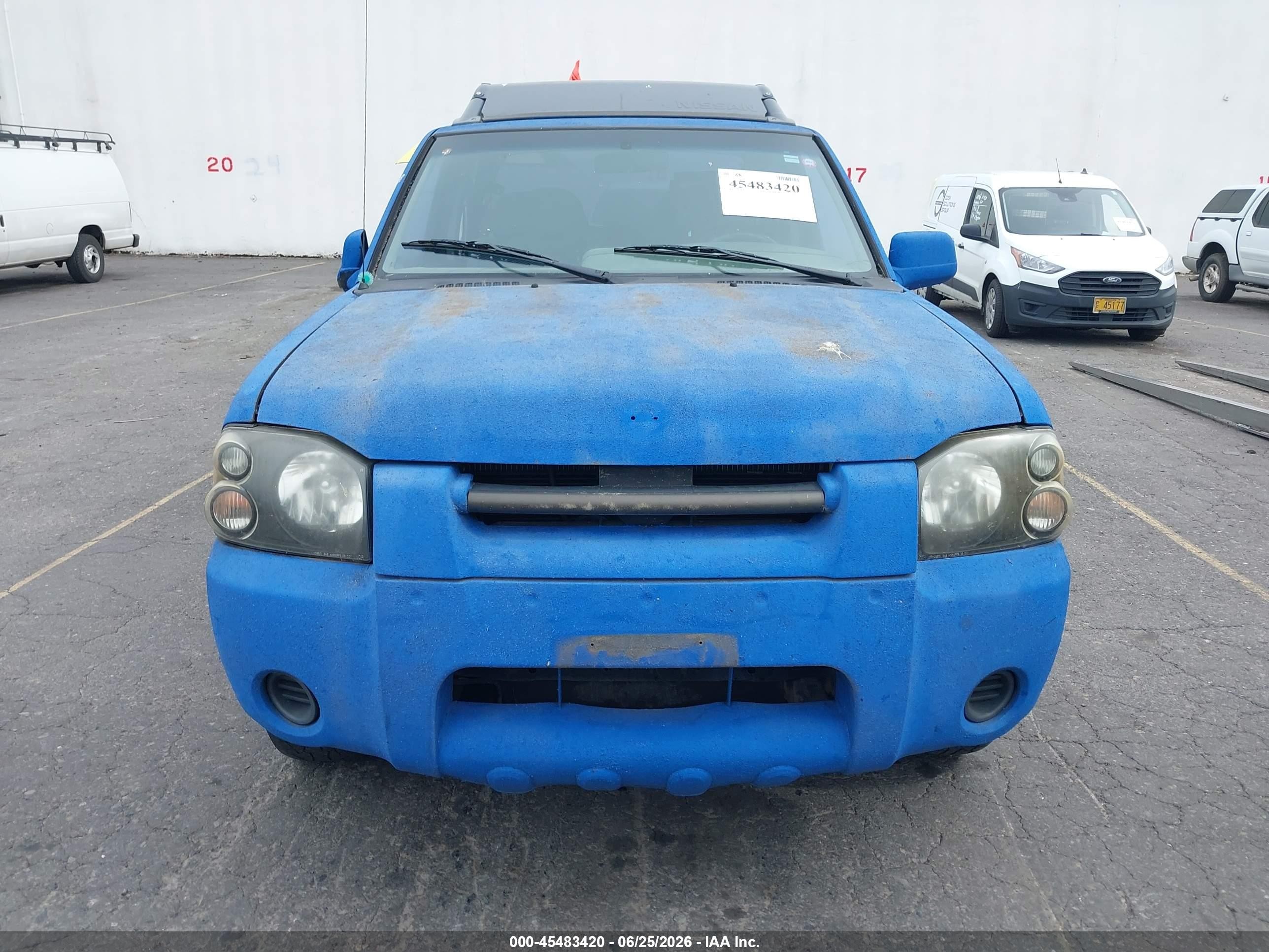 2001 Nissan Frontier Se-v6 Blue vin: 1N6ED27TX1C340260