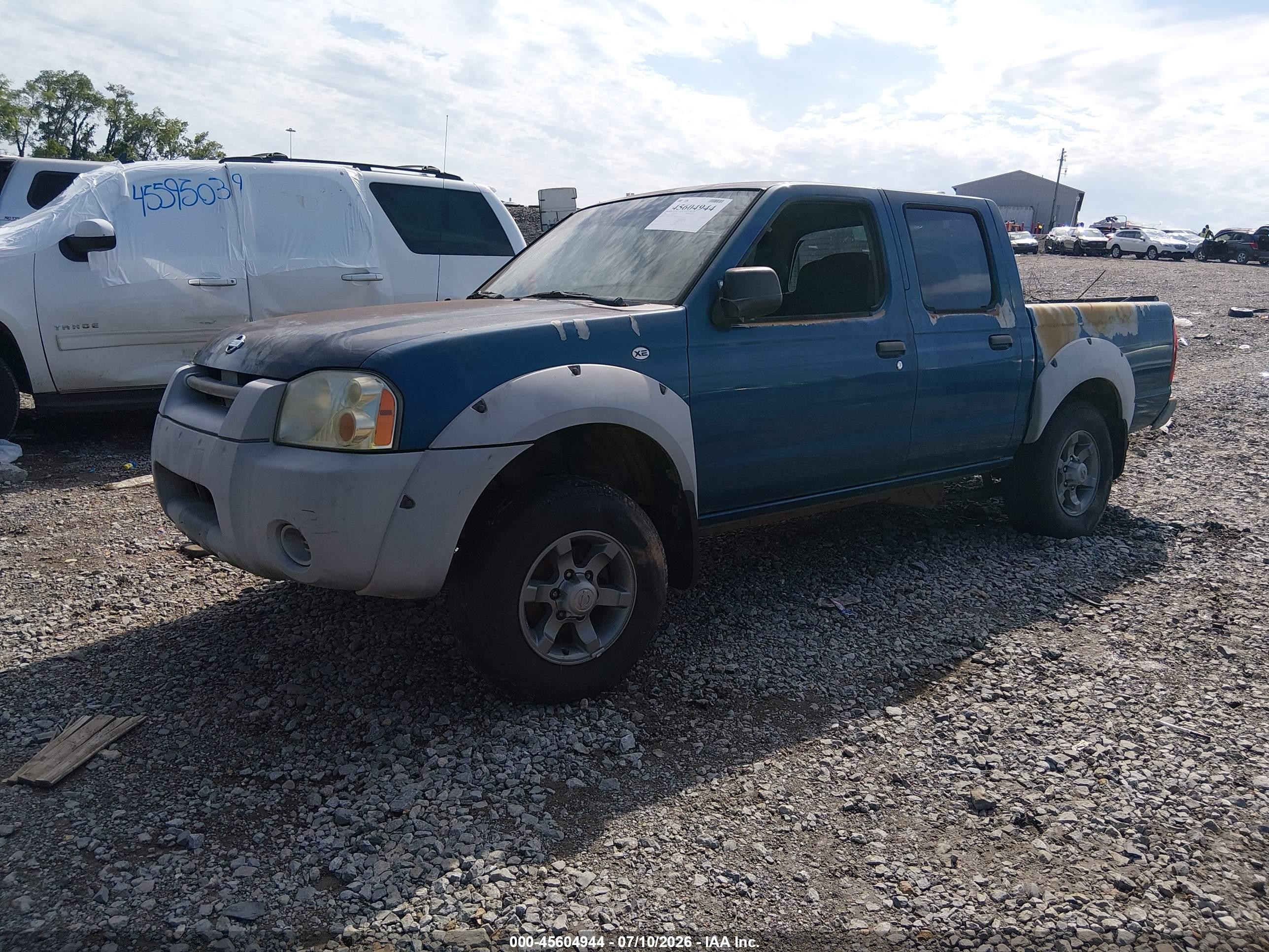 2001 Nissan Frontier Xe-v6 Blue vin: 1N6ED27TX1C362257