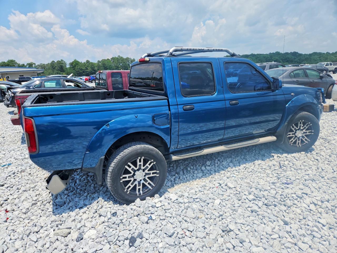 2004 Nissan Frontier Crew Cab Xe V6 Синий vin: 1N6ED27TX4C429038