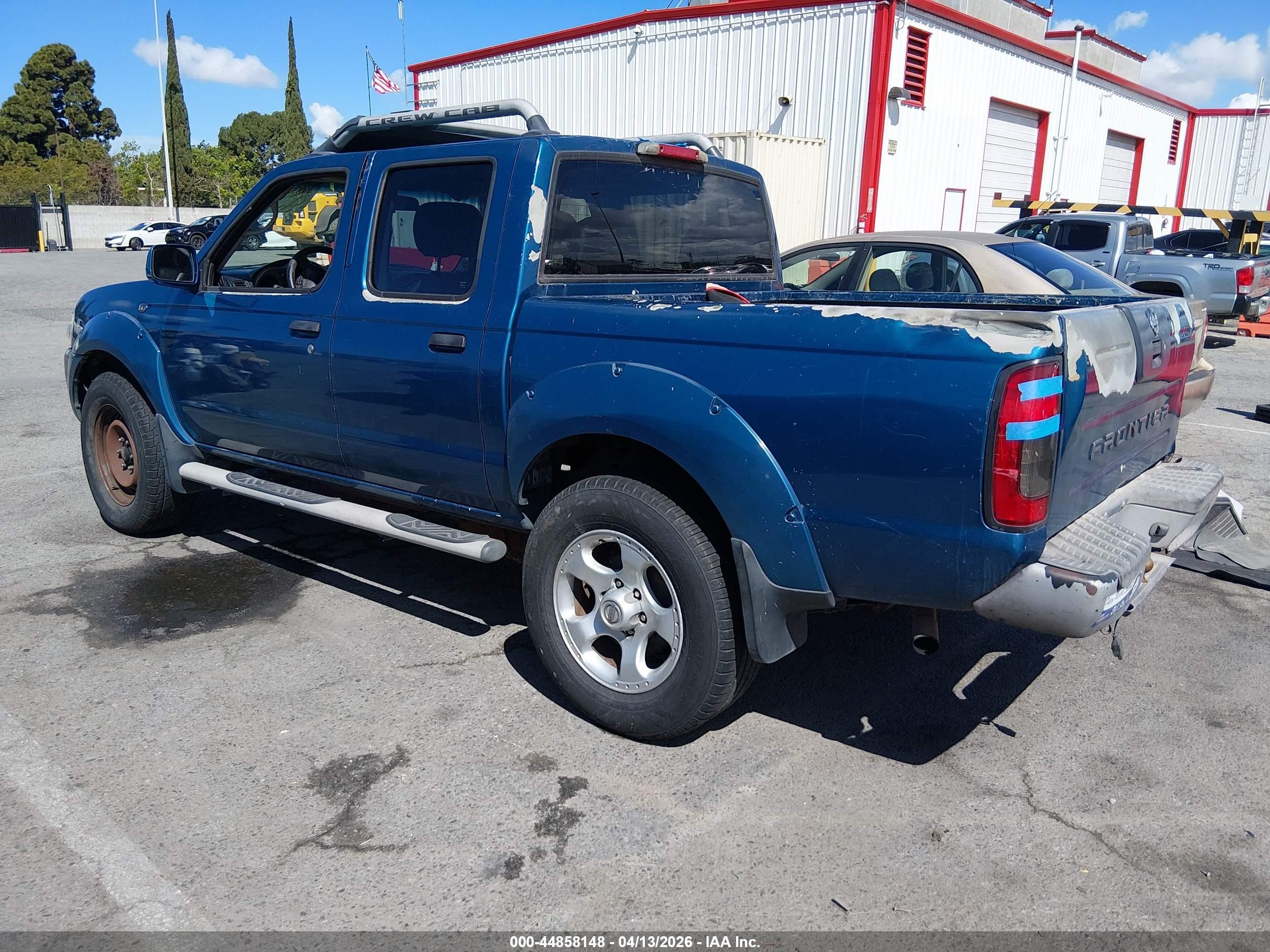 2004 Nissan Frontier Le V6 Blue vin: 1N6ED27TX4C458068