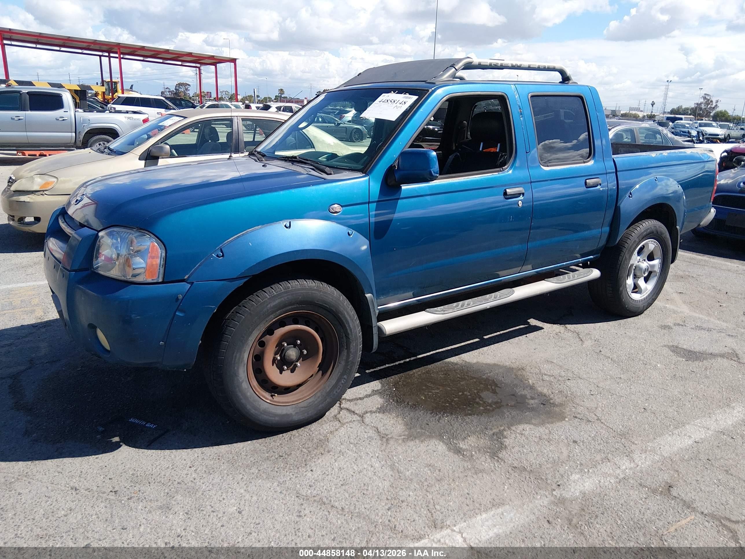 2004 Nissan Frontier Le V6 Blue vin: 1N6ED27TX4C458068