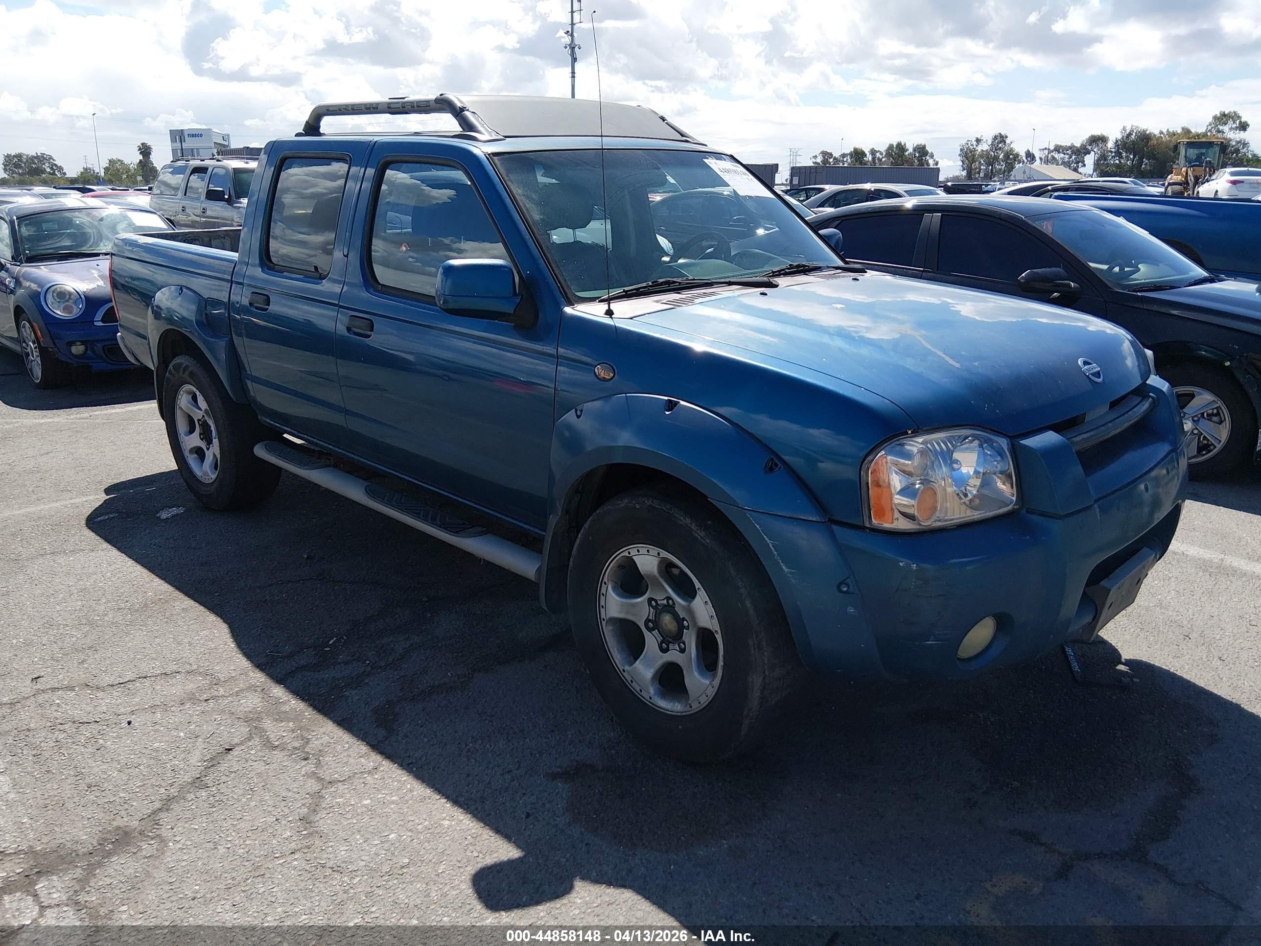2004 Nissan Frontier Le V6 Blue vin: 1N6ED27TX4C458068