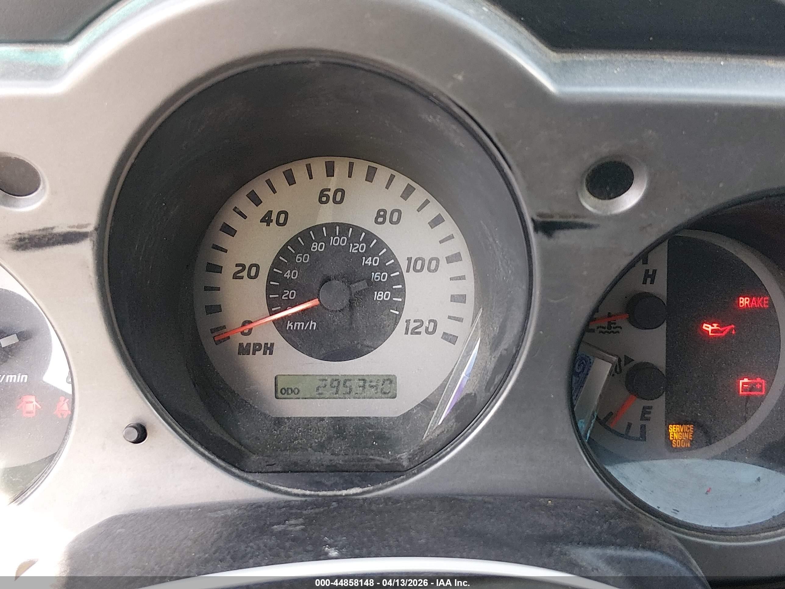 2004 Nissan Frontier Le V6 Blue vin: 1N6ED27TX4C458068